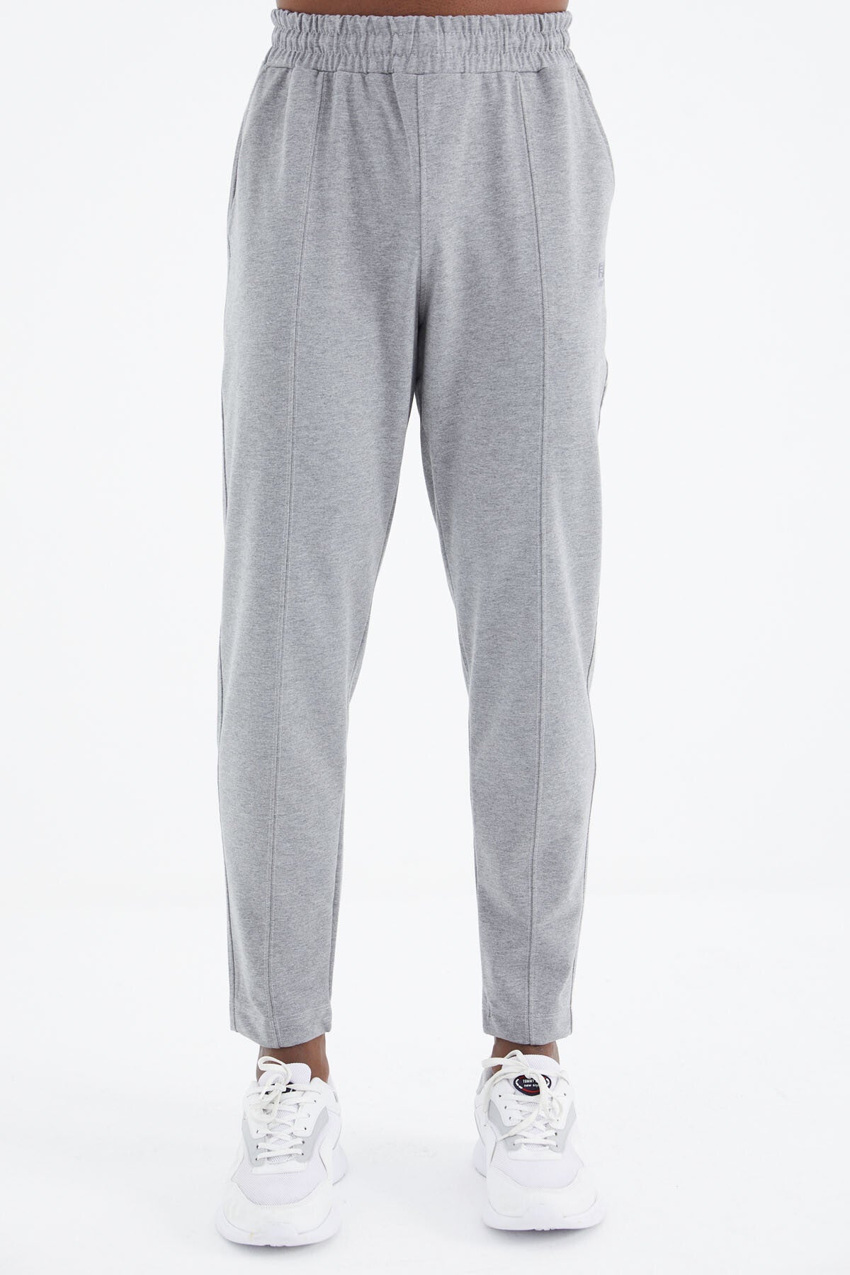 Kelvin Grey Black Kelvin Basic Men's Tracksuit Set - 85230