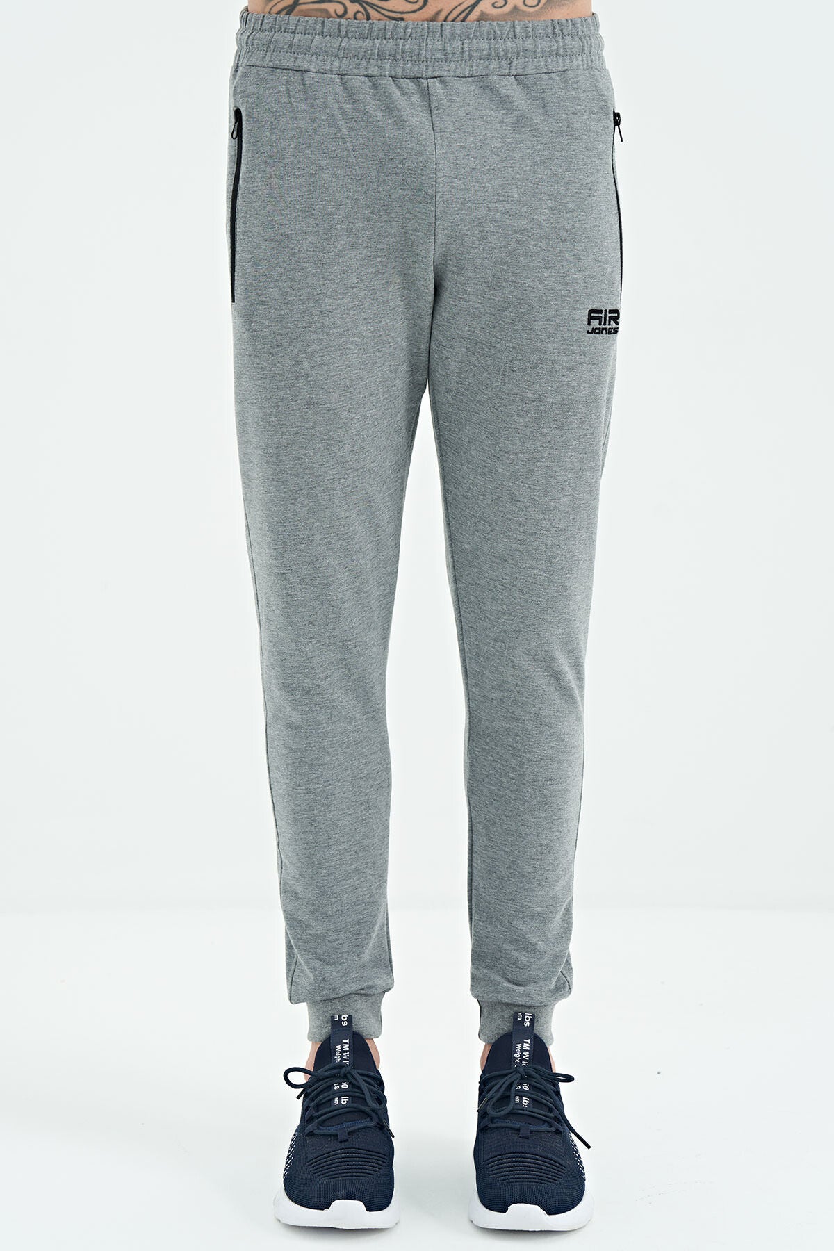 Black Jogger Men's Tracksuit Bottom - 84907