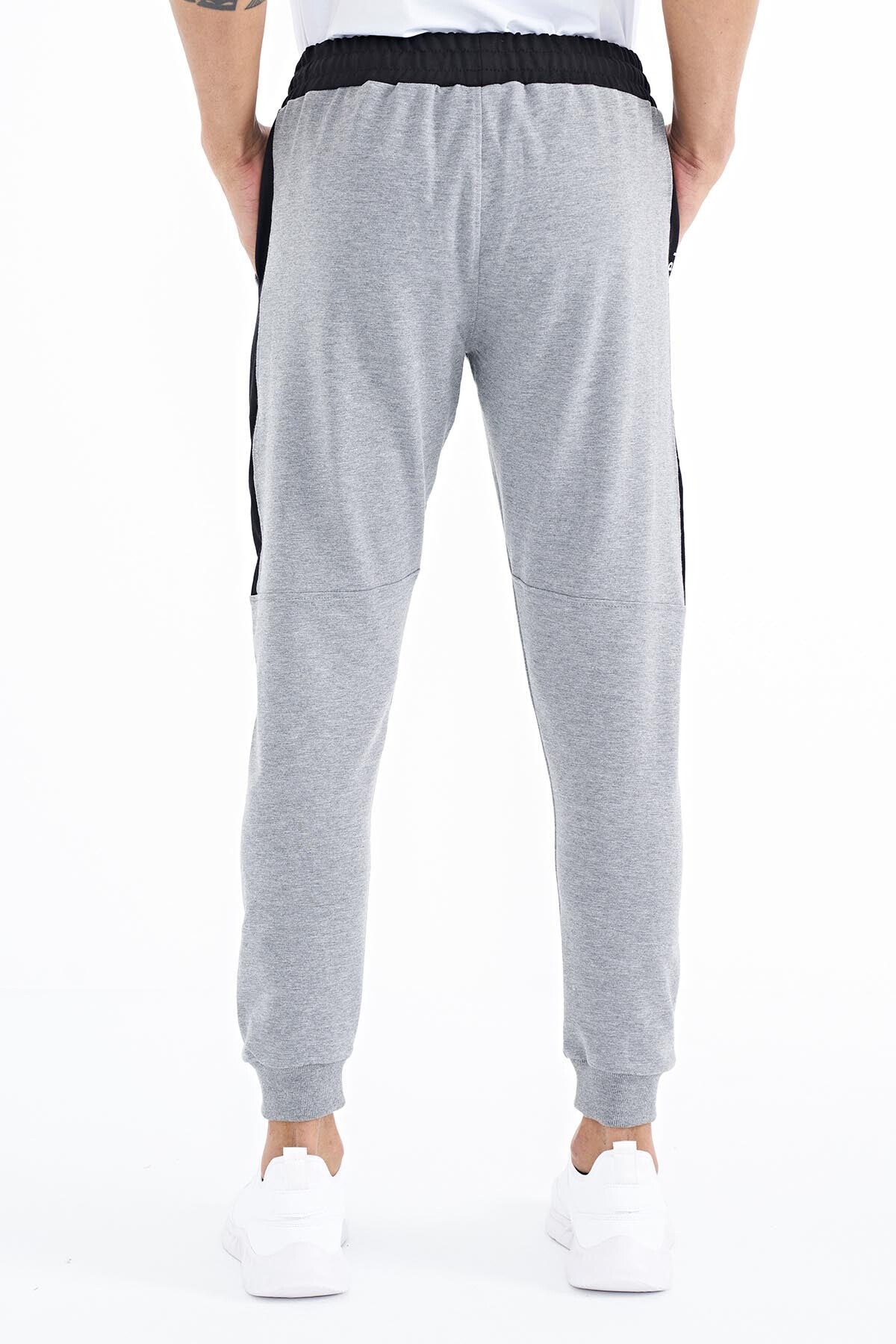 Paul Grey Melange Jogger Men's Tracksuit Bottom - 84915