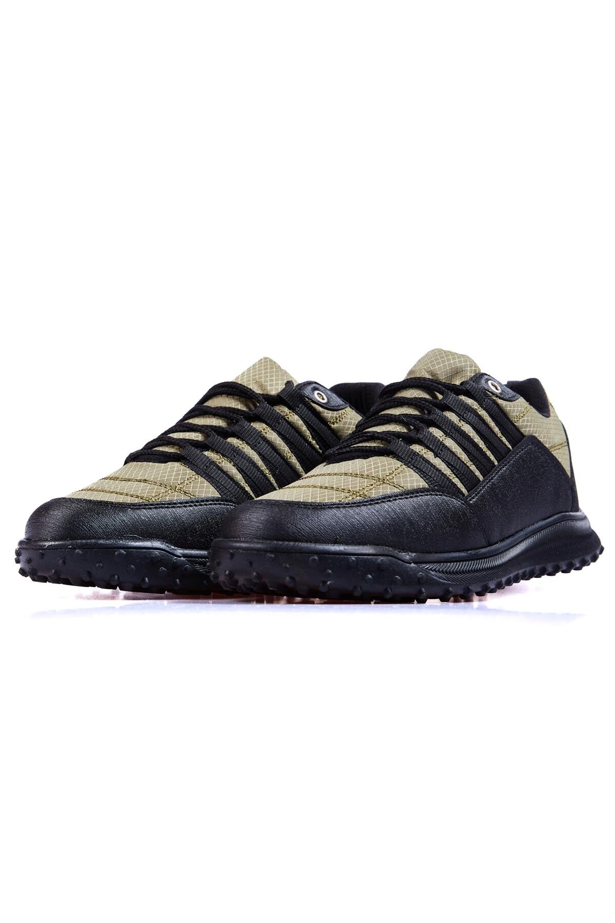 Lace-Up Detailed PU Leather Men's Sports Shoes - 89114