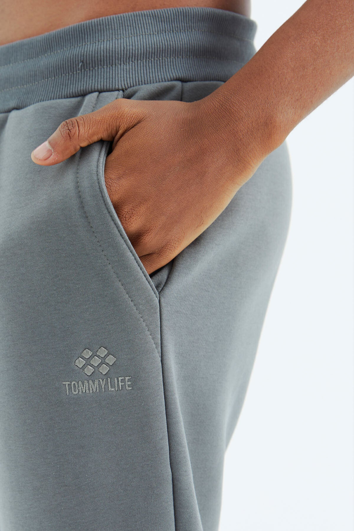 Ribbed Hem Detailed Relax Fit Men's Tracksuit Bottom - 82106