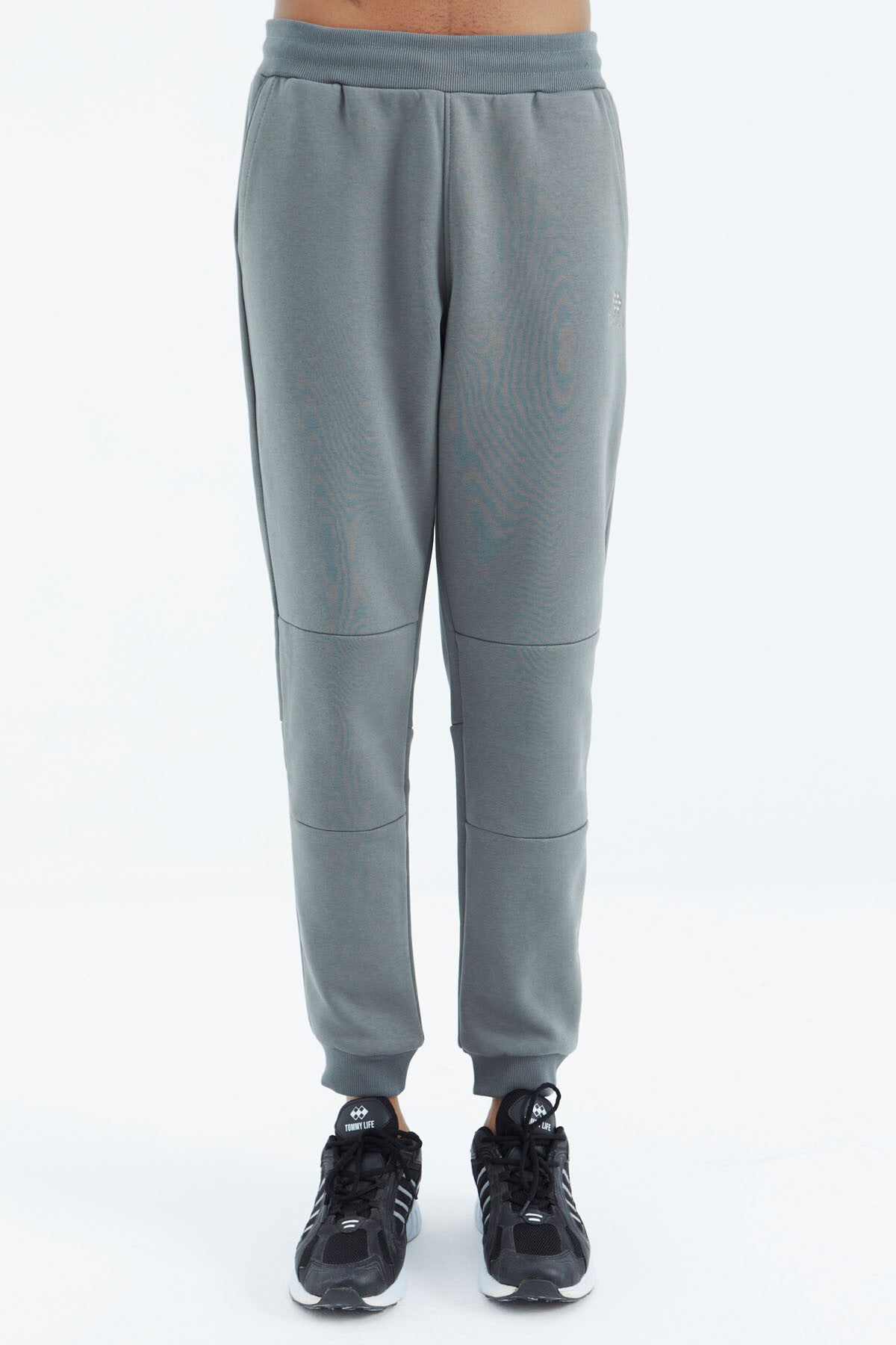 Ribbed Hem Detailed Relax Fit Men's Tracksuit Bottom - 82106
