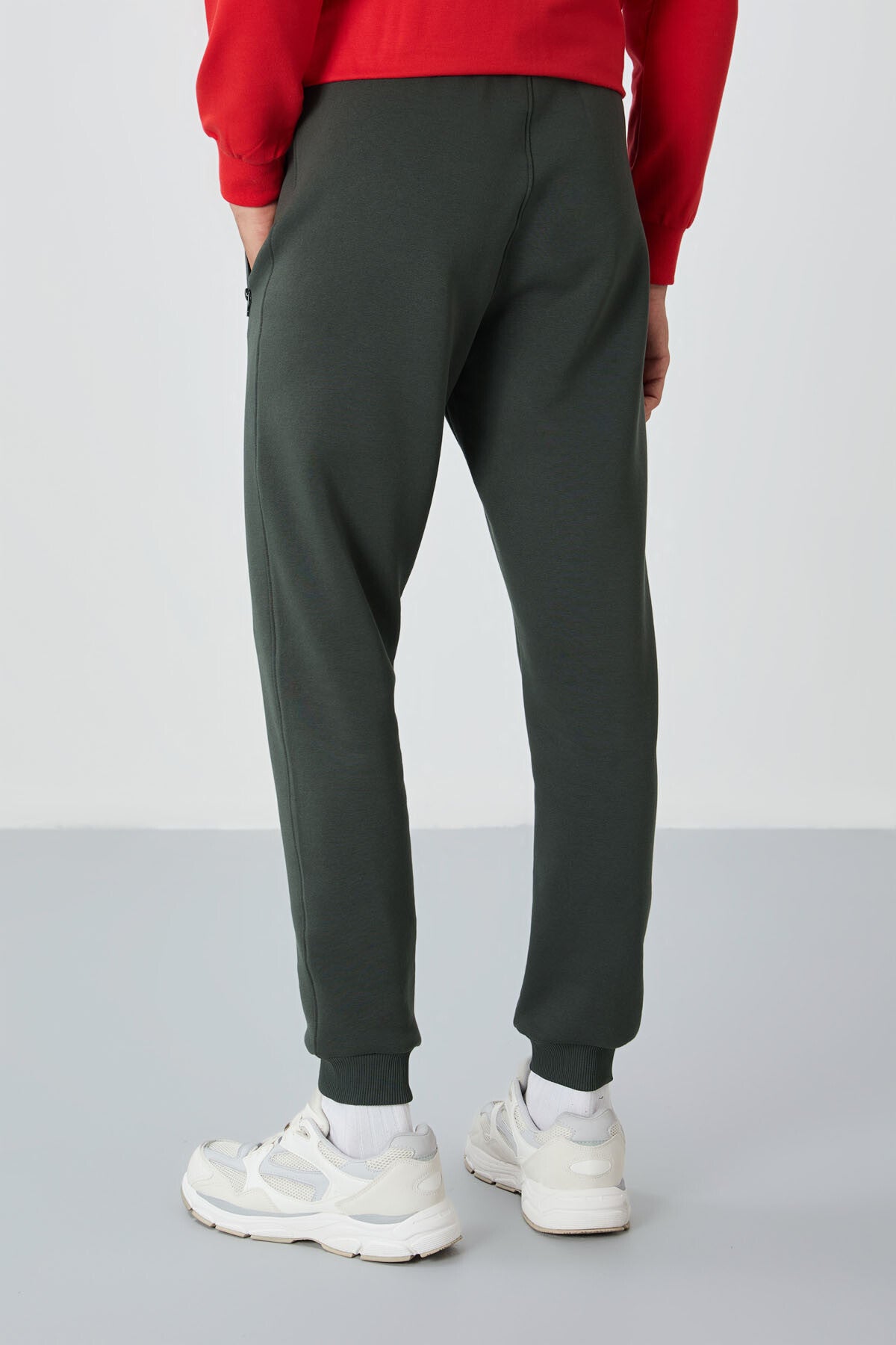 Cesar Khaki Quilted Men's Tracksuit Bottom - 84929