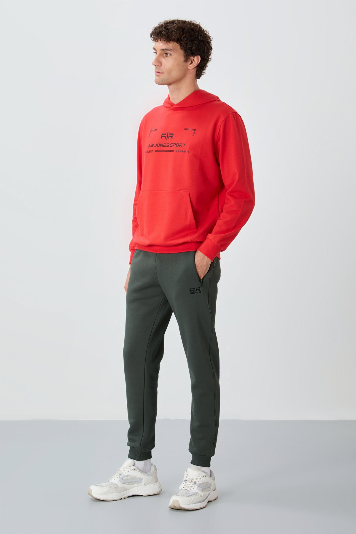 Cesar Khaki Quilted Men's Tracksuit Bottom - 84929
