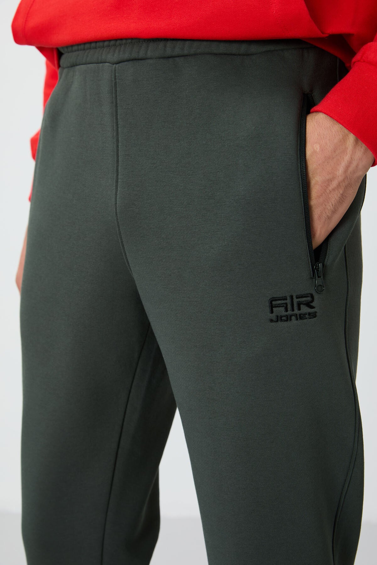 Cesar Khaki Quilted Men's Tracksuit Bottom - 84929
