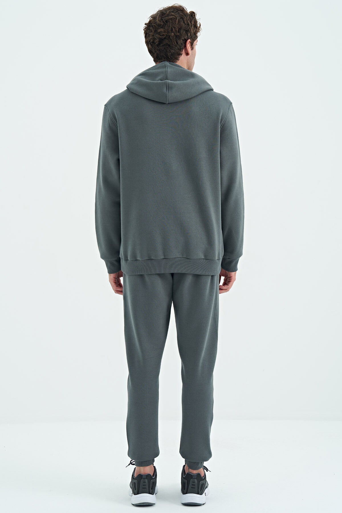 David Khaki Quilted Men's Tracksuit Set - 85192