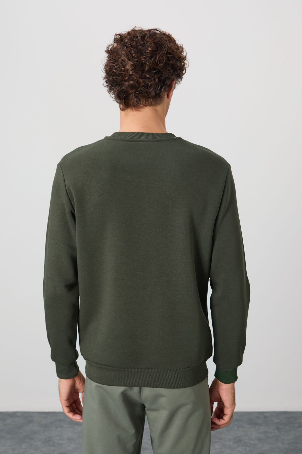 Omar Khaki Ribbed Men's Sweatshirt - 88137