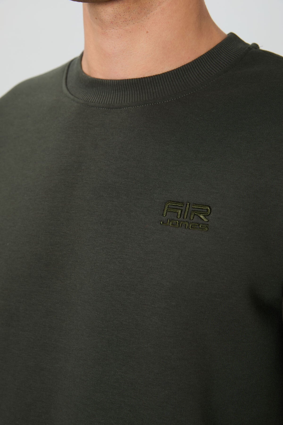 Omar Khaki Ribbed Men's Sweatshirt - 88137