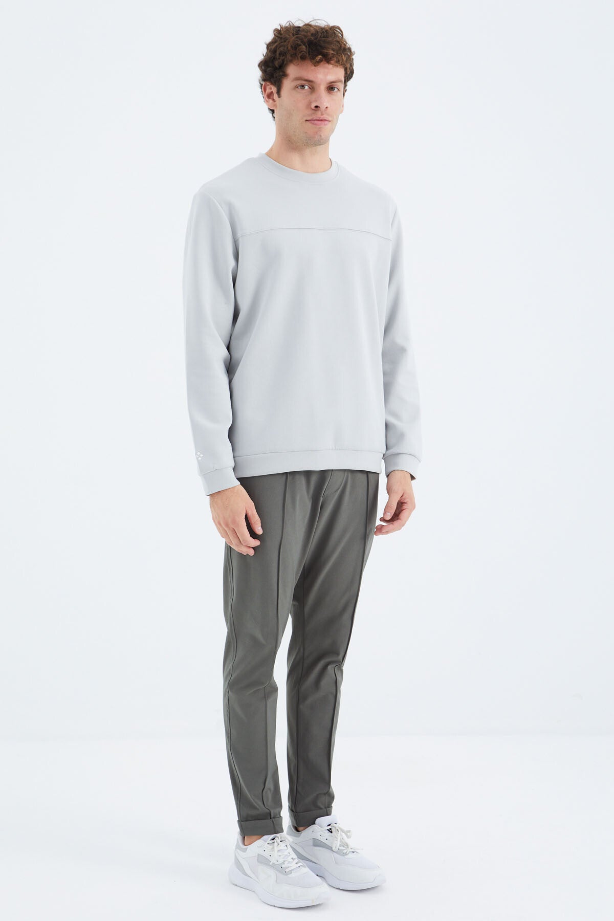 Right Front Stitch Detailed Relax Fit Men's Tracksuit Bottom - 84996