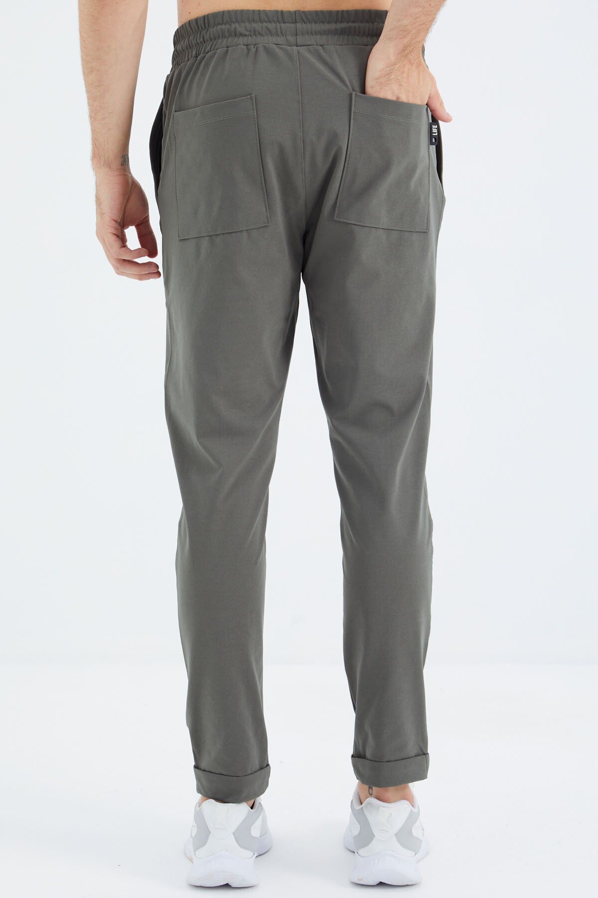 Right Front Stitch Detailed Relax Fit Men's Tracksuit Bottom - 84996