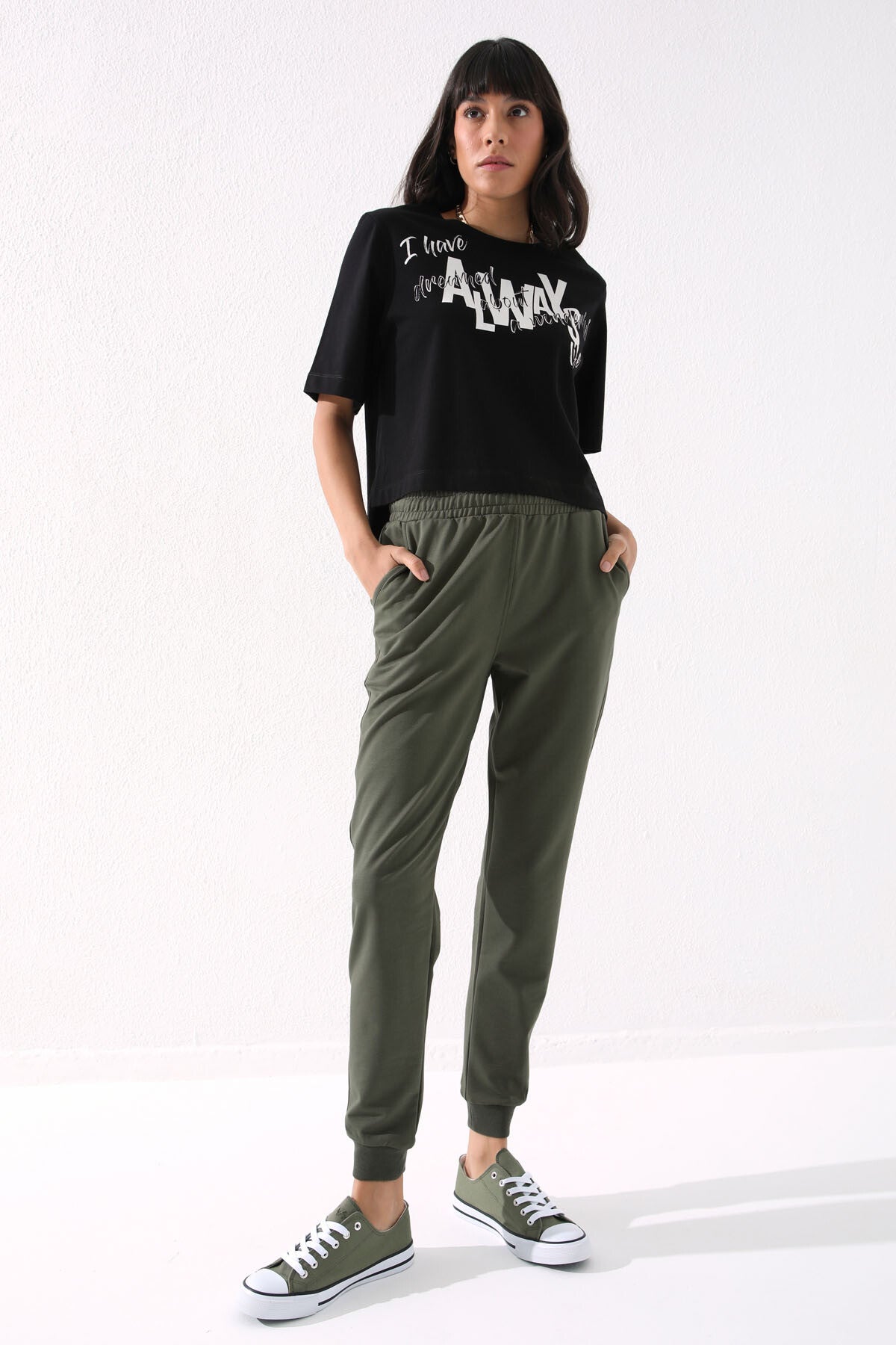 High-waisted Jogger Comfy Form Women's Tracksuit Pants