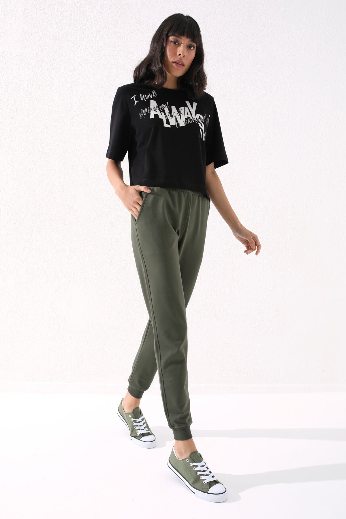 High-waisted Jogger Comfy Form Women's Tracksuit Pants