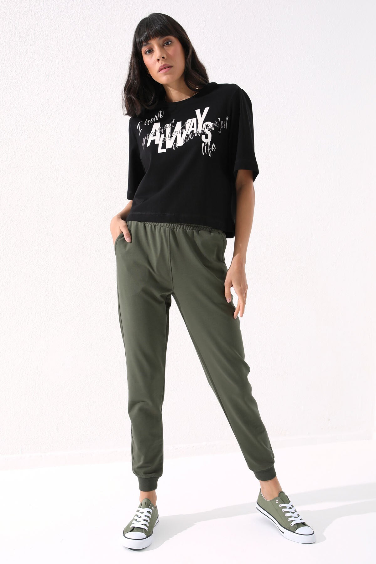 High-waisted Jogger Comfy Form Women's Tracksuit Pants