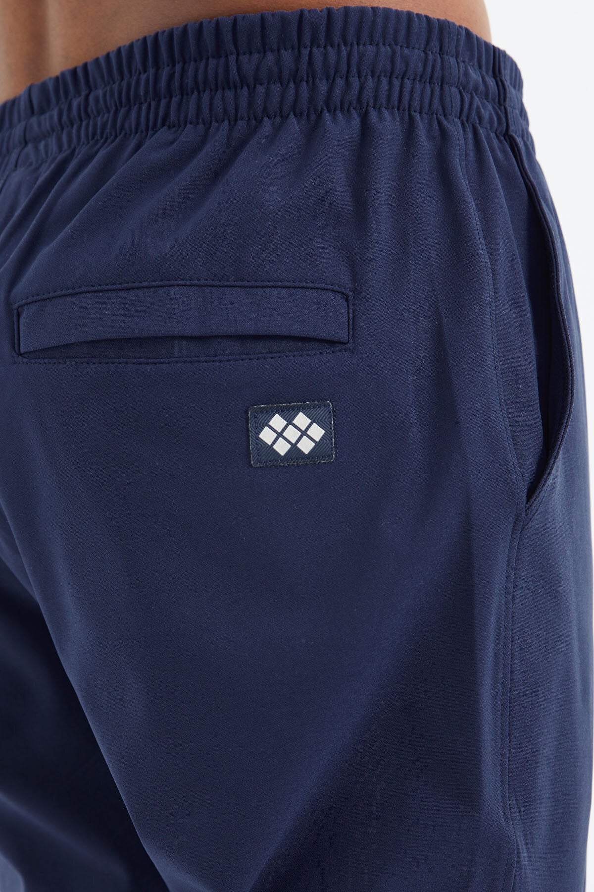 Indigo Laced Detailed Relax Fit Men's Tracksuit Bottom - 84997