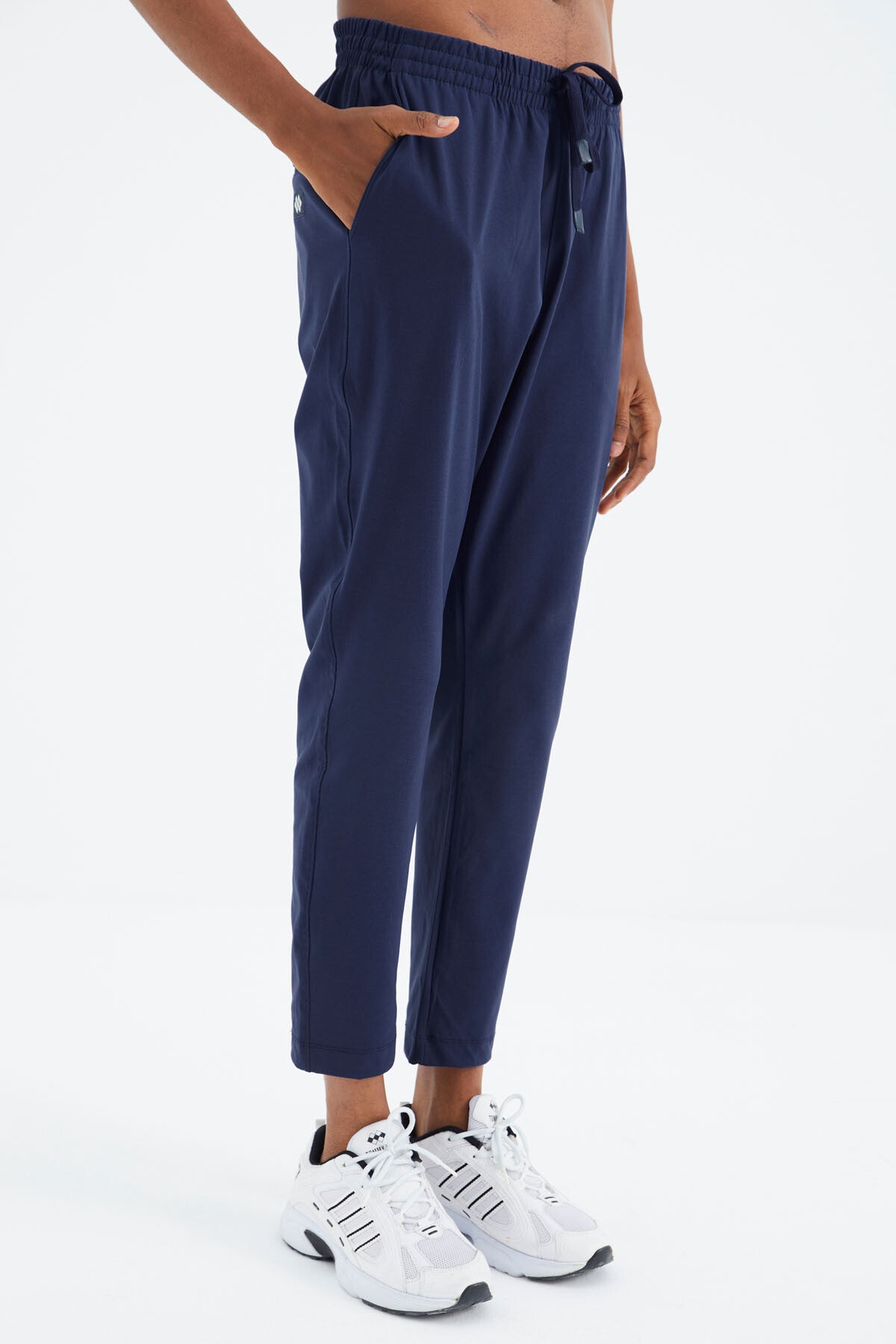 Indigo Laced Detailed Relax Fit Men's Tracksuit Bottom - 84997