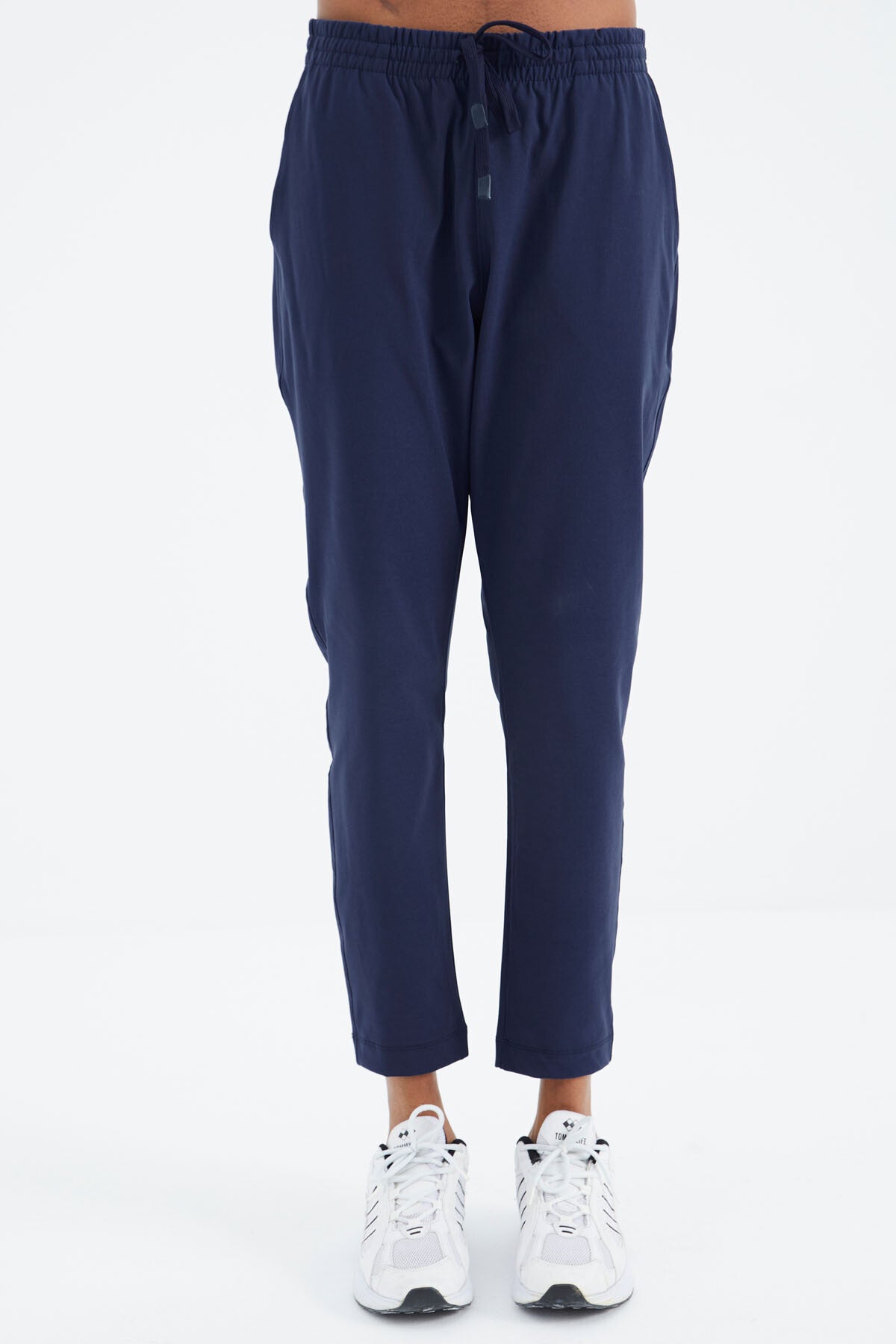 Indigo Laced Detailed Relax Fit Men's Tracksuit Bottom - 84997