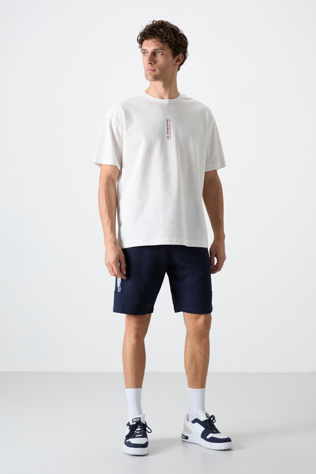 Amos Indigo Printed Men's Shorts - 81246