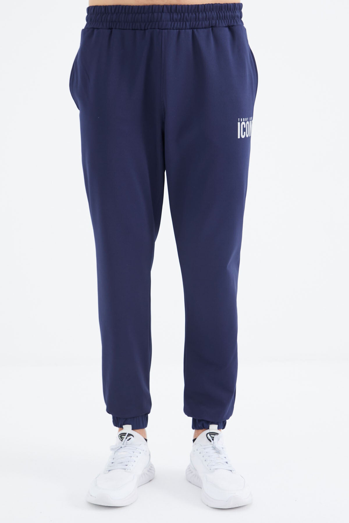 Indigo Stand Collar Men's Tracksuit Set - 85215