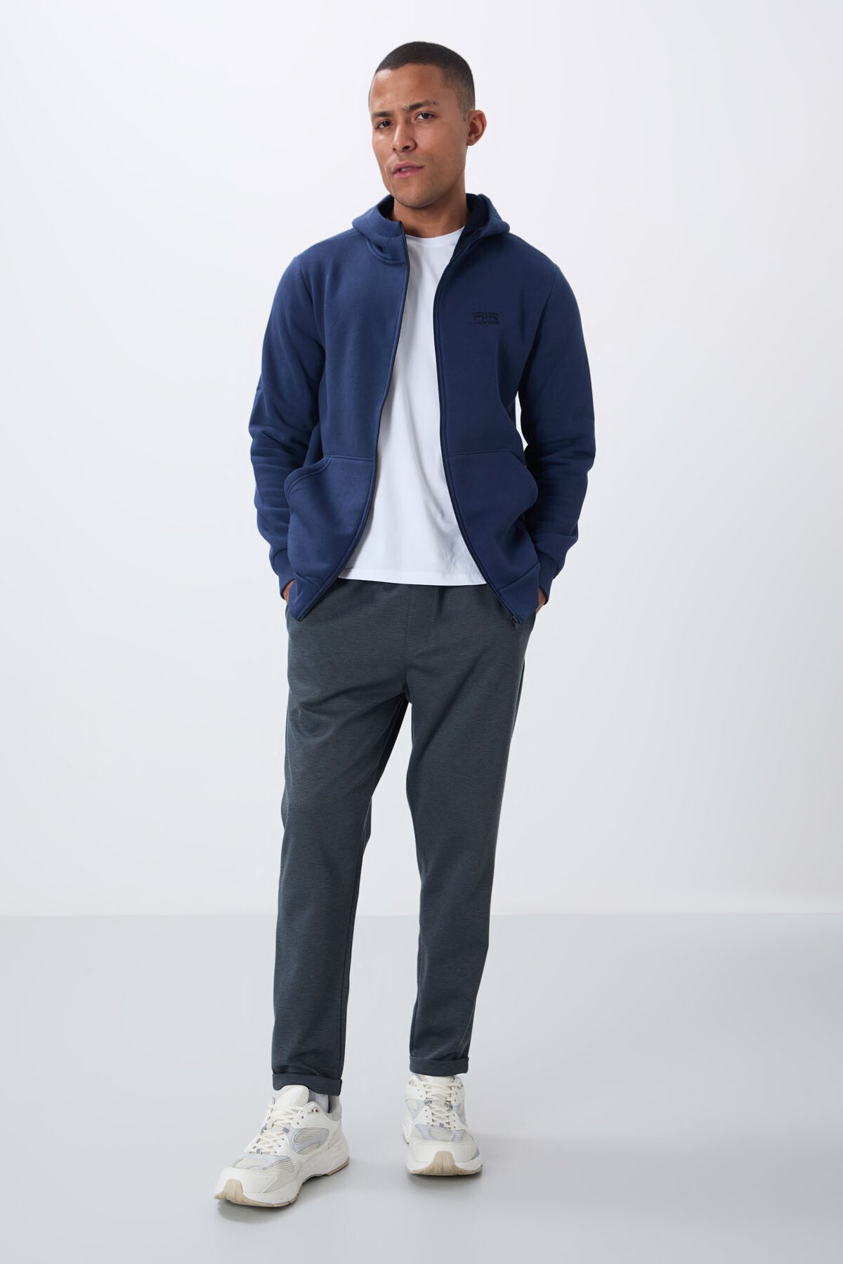 Hector Indigo Cardigan Men's Sweatshirt - 88139