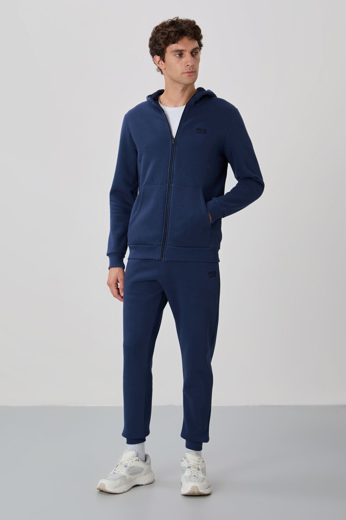 Kevin Indigo Charcoal Men's Tracksuit Set - 85191