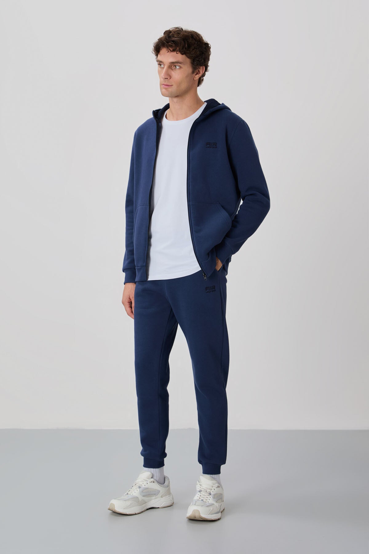 Kevin Indigo Charcoal Men's Tracksuit Set - 85191