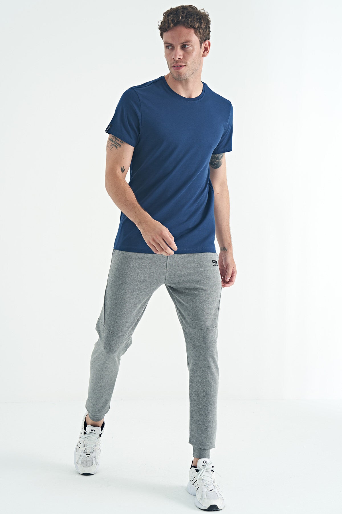 Indigo Basic Men's T-Shirt - 88245