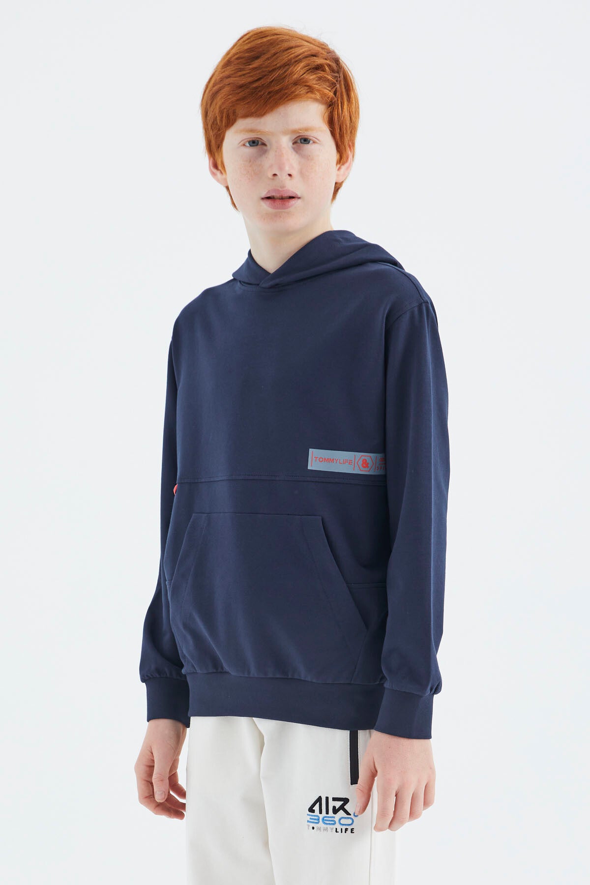 Indigo Standard Pattern Boys' Sweatshirt - 11179