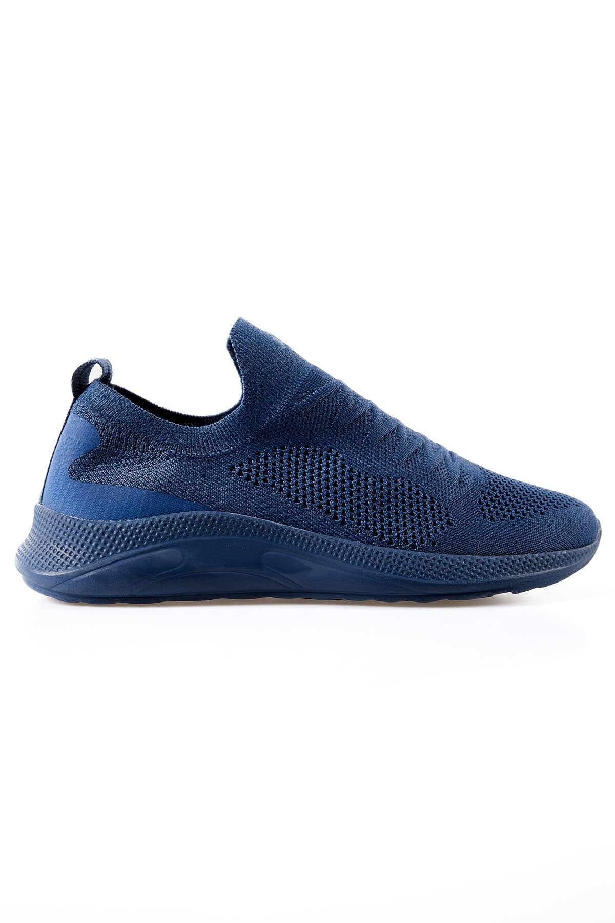 Indigo High Sole Fillet Laceless Light Flexible Women's Sports Shoes - 89207