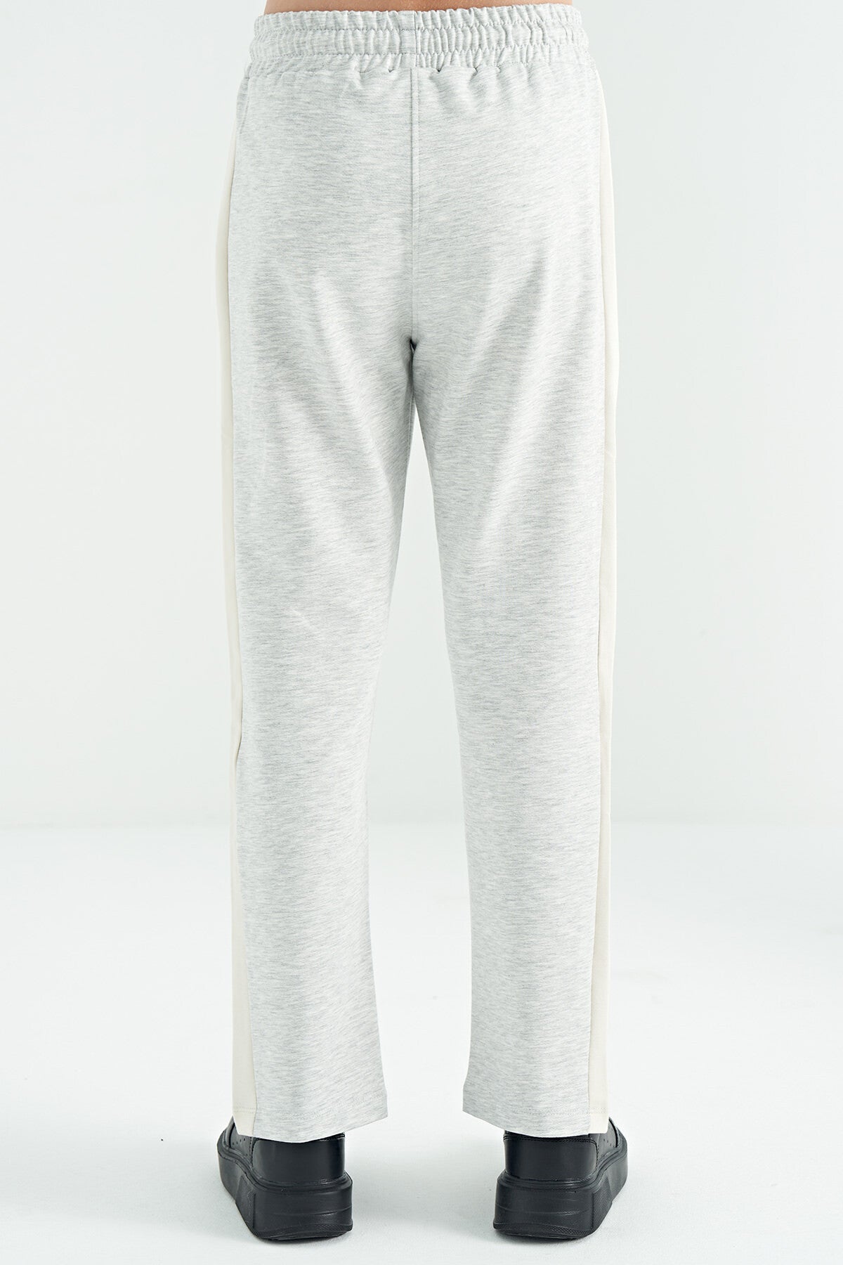 Detailed Laced Relax Fit Girls' Tracksuit Bottom - 75121