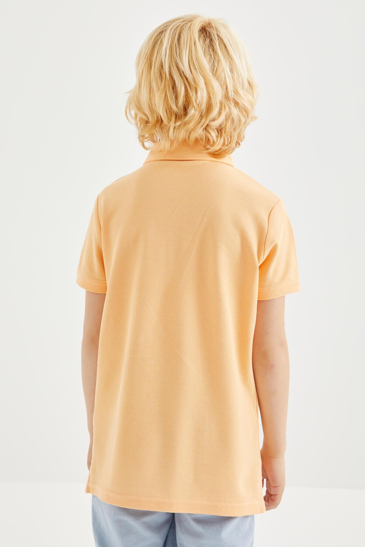 Classic Short Sleeve Polo Collar Boys' T-Shirt - 10962