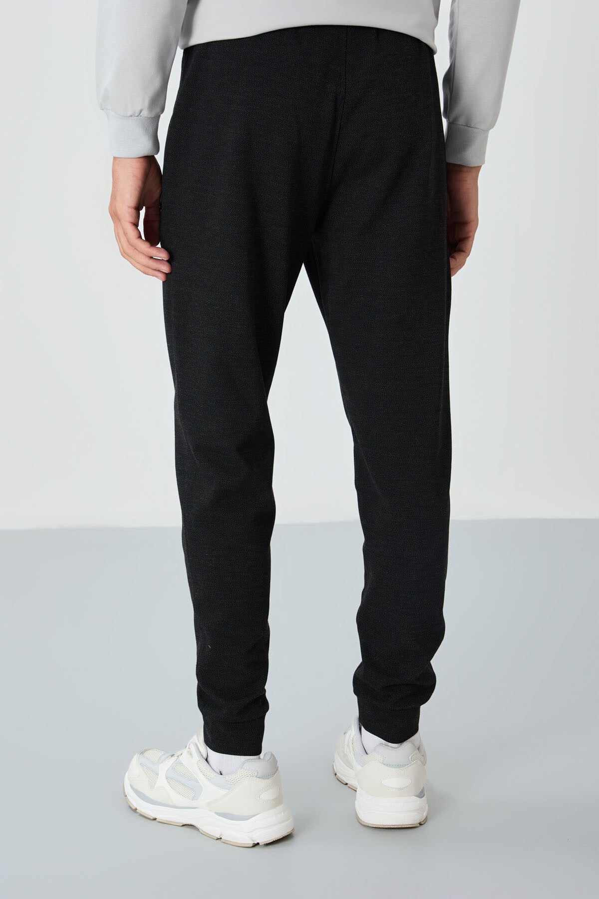Speckled Black Jogger Men's Tracksuit Bottom - 82113