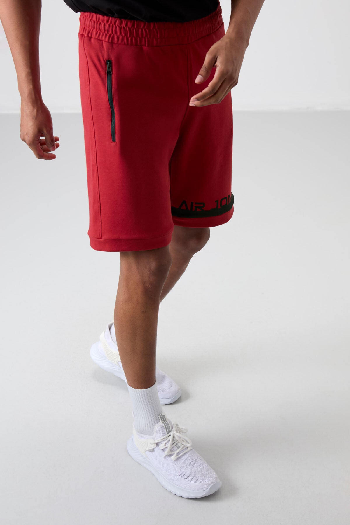 Albie Red Standard Fit Men's Shorts - 81241