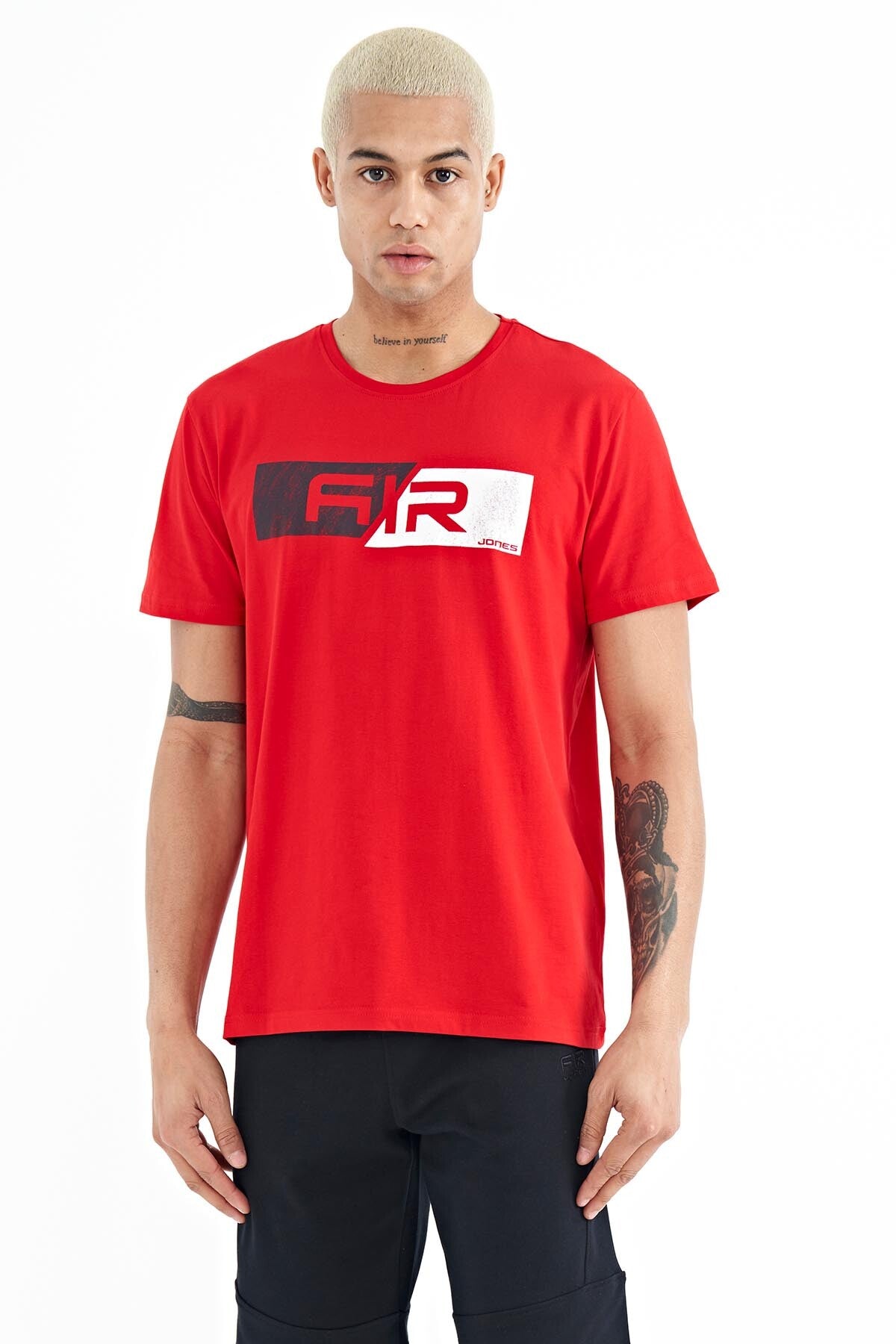 Casey Red Standard Fit Men's T-Shirt - 88205