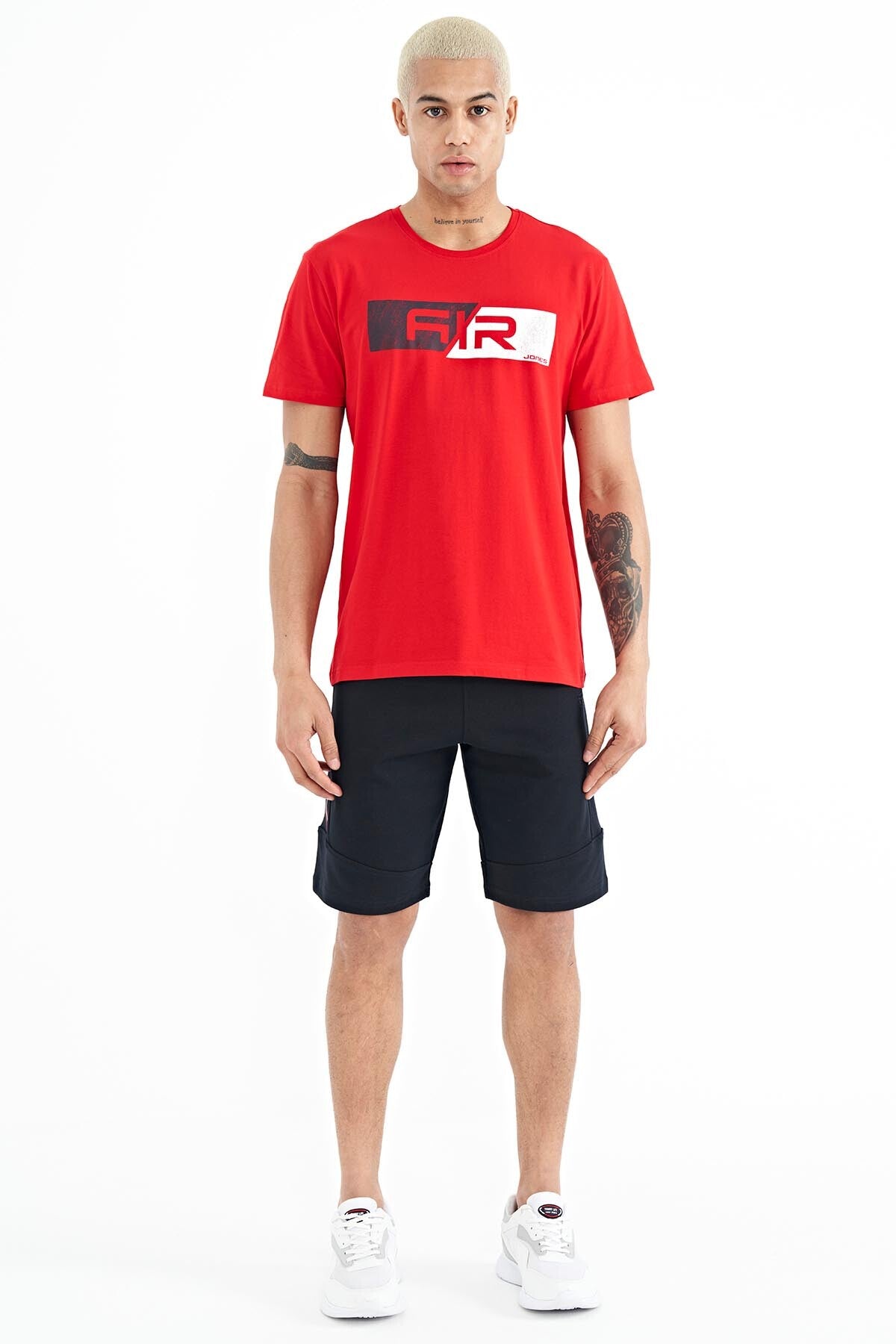 Casey Red Standard Fit Men's T-Shirt - 88205
