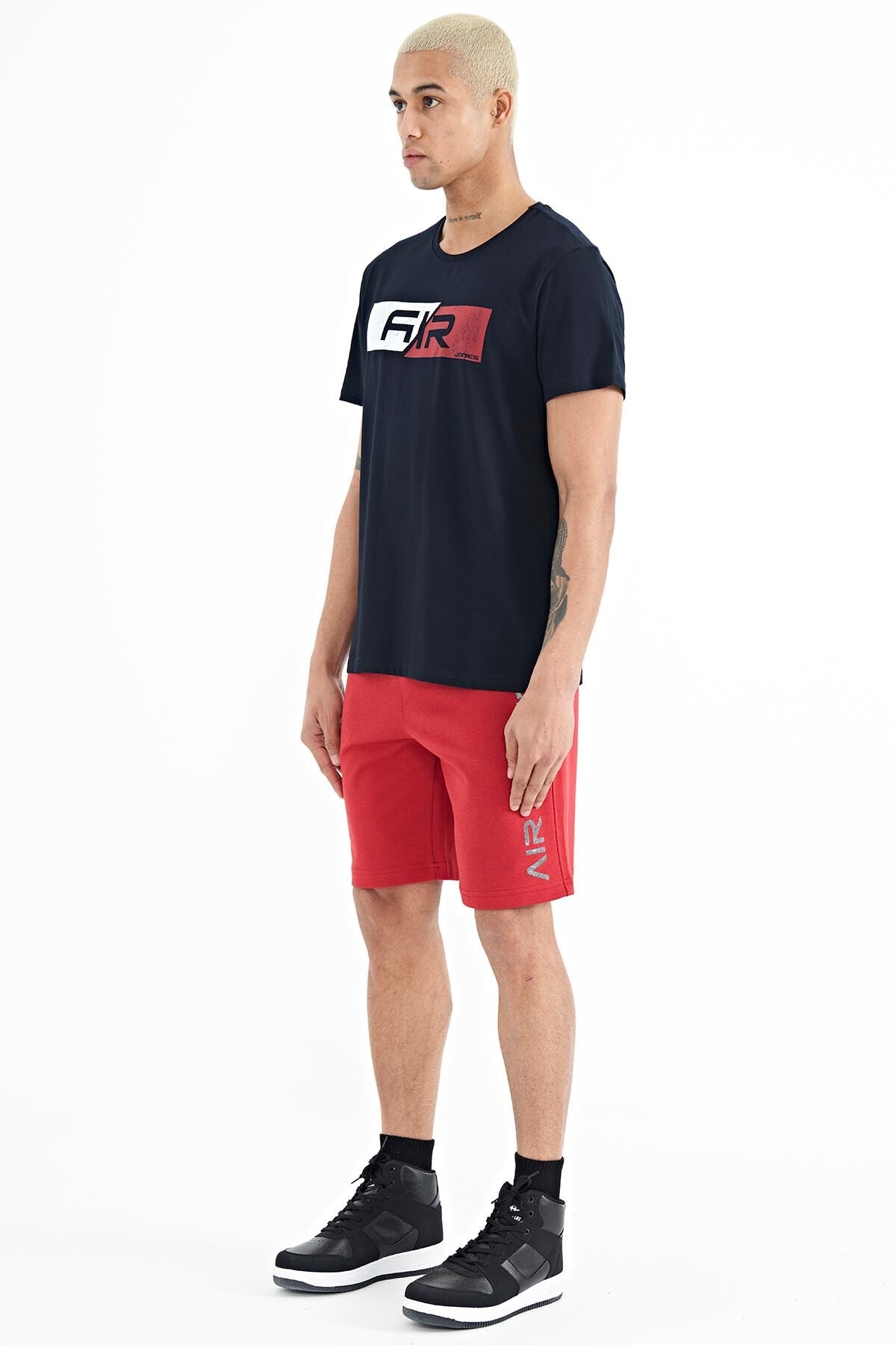 Alva Red Printed Men's Shorts - 81245
