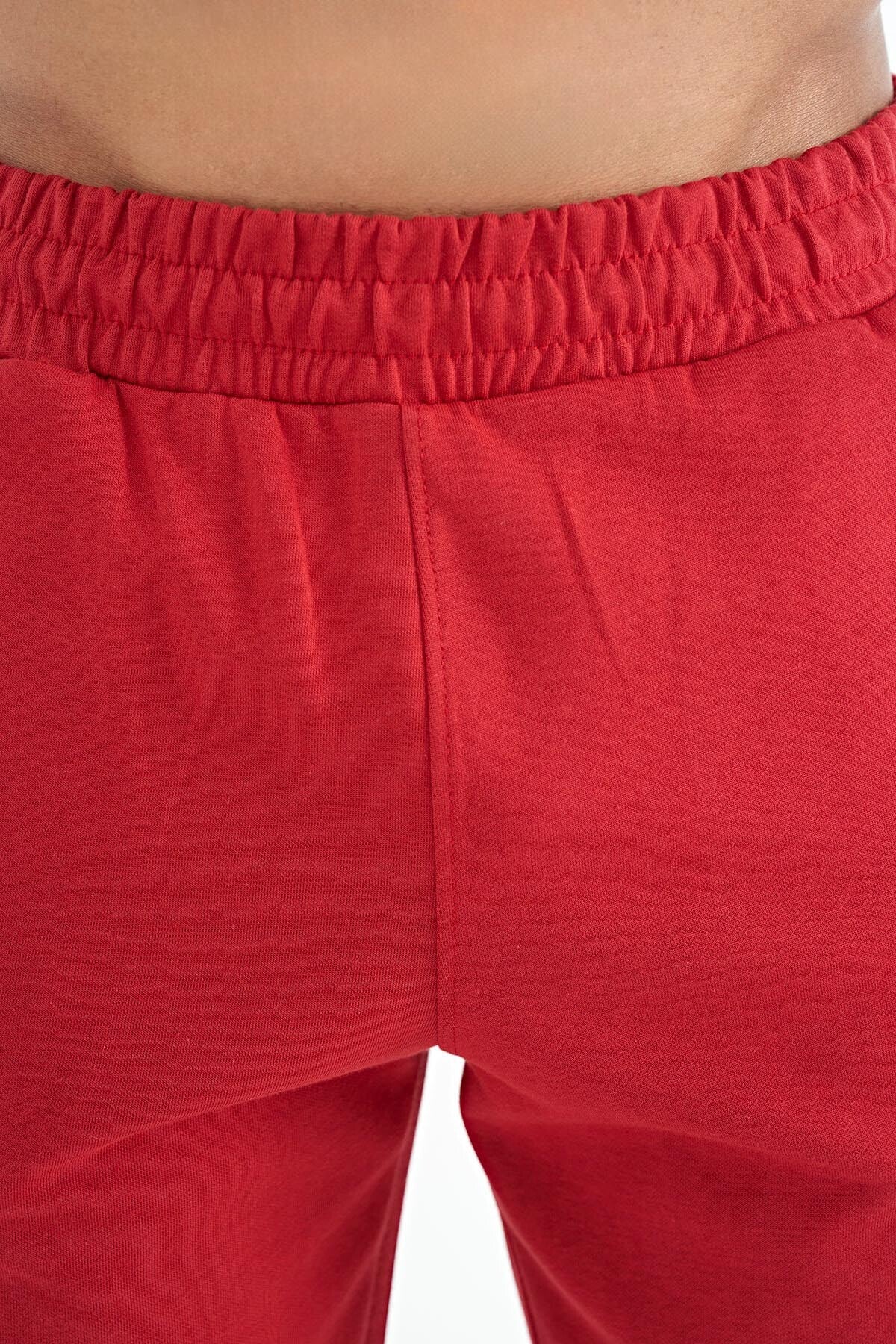 Alva Red Printed Men's Shorts - 81245