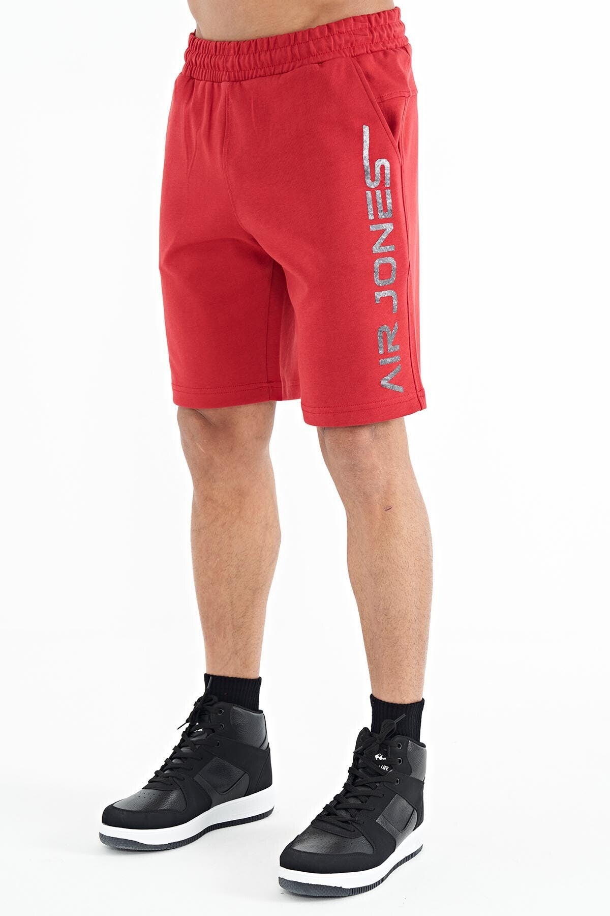 Alva Red Printed Men's Shorts - 81245