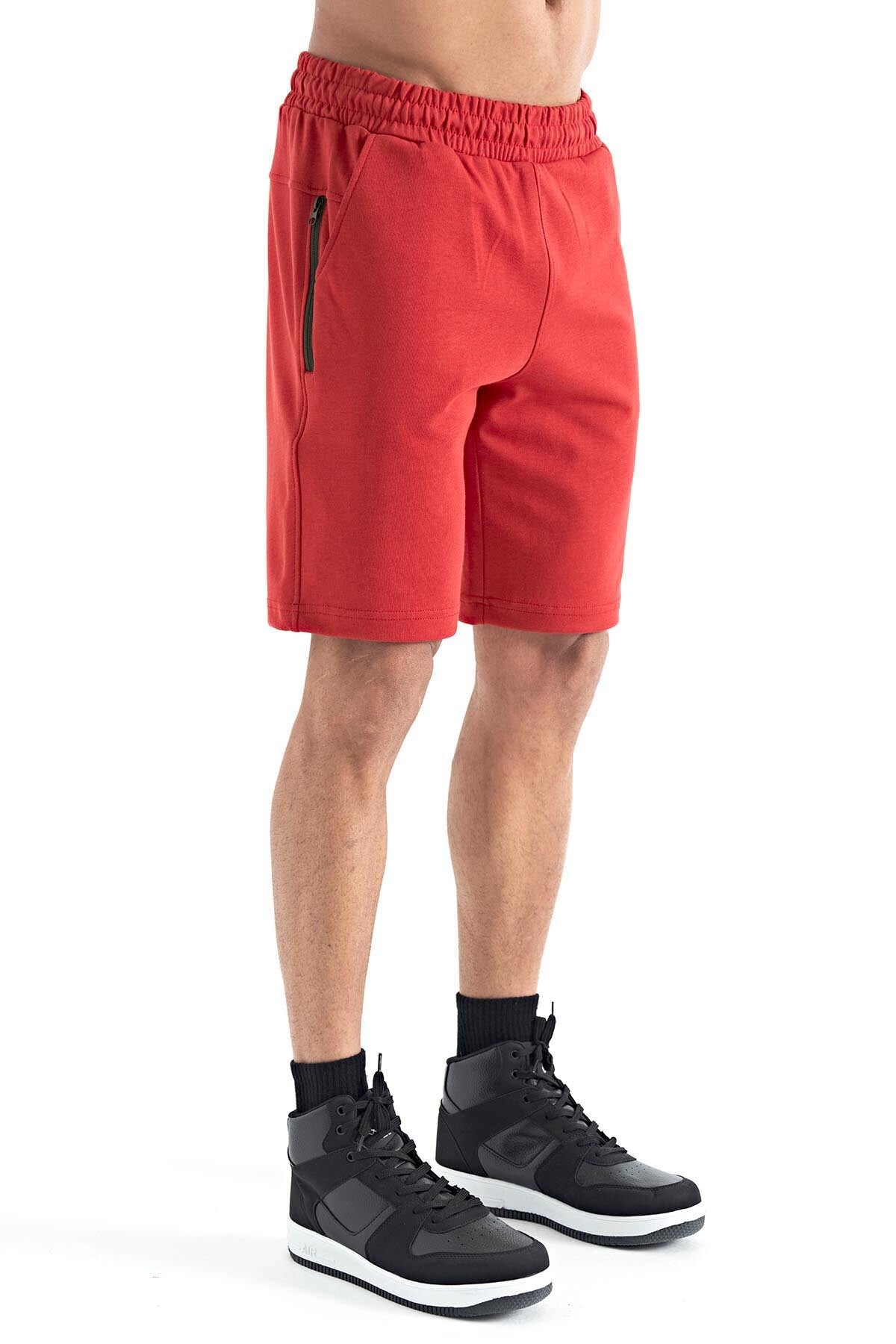 Alva Red Printed Men's Shorts - 81245