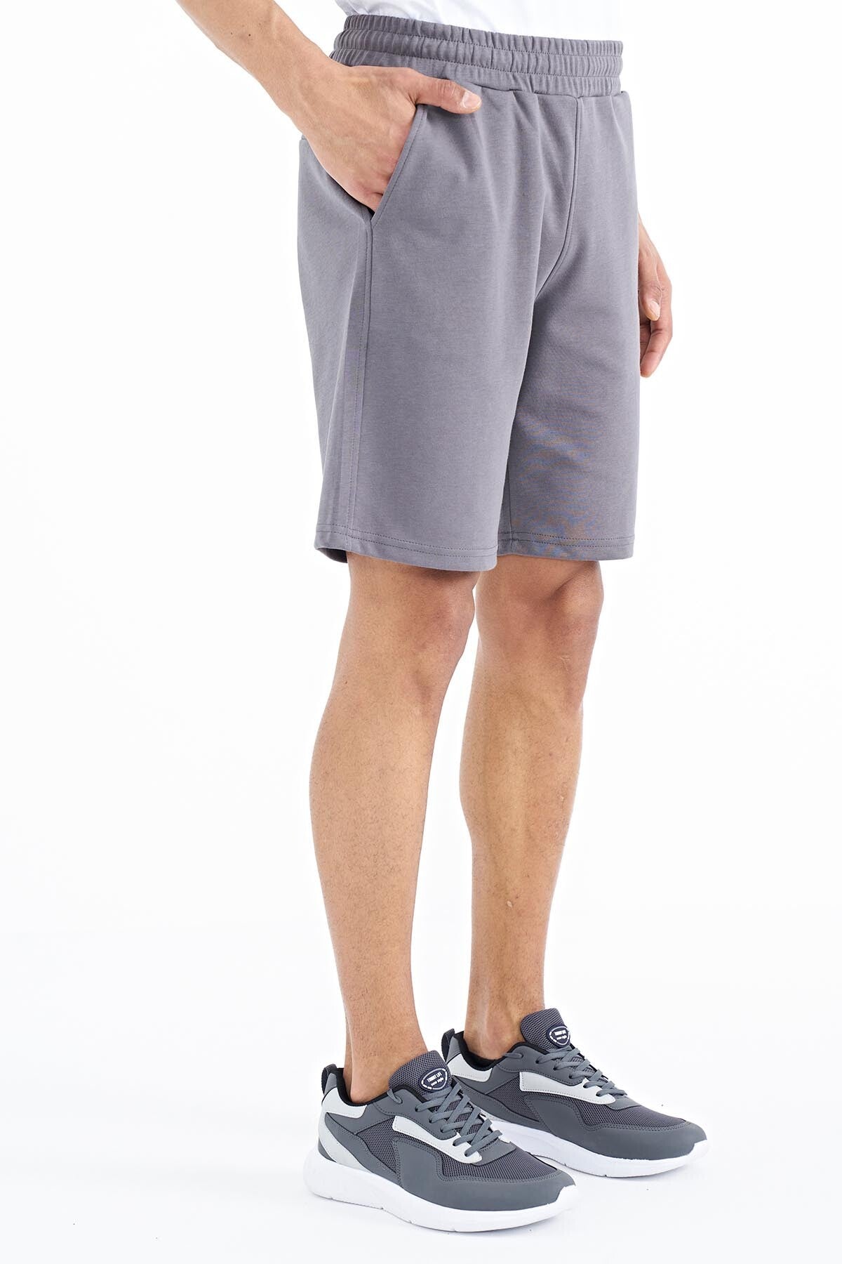 Evan Grey Standard Fit Men's Shorts - 81240