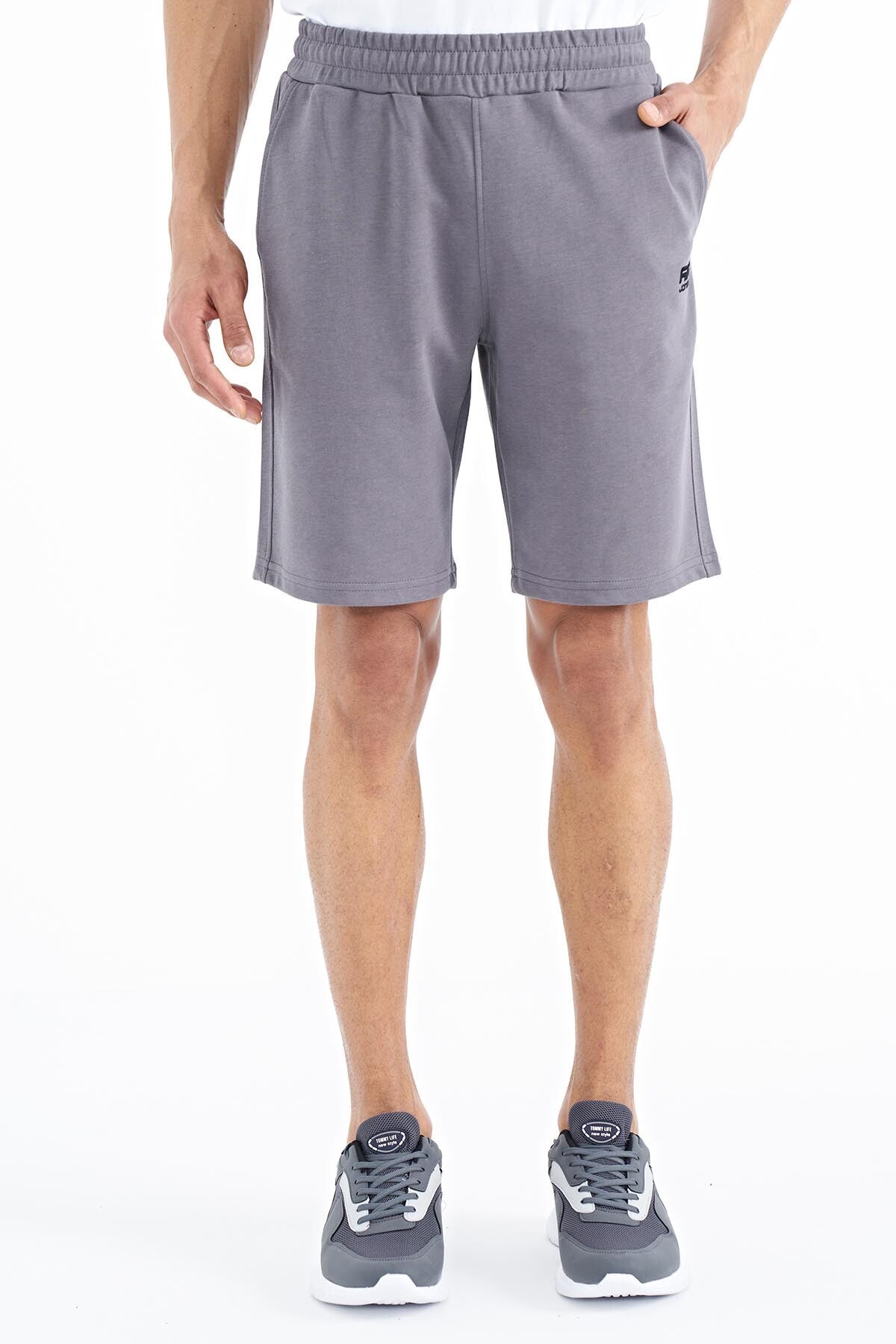 Evan Grey Standard Fit Men's Shorts - 81240