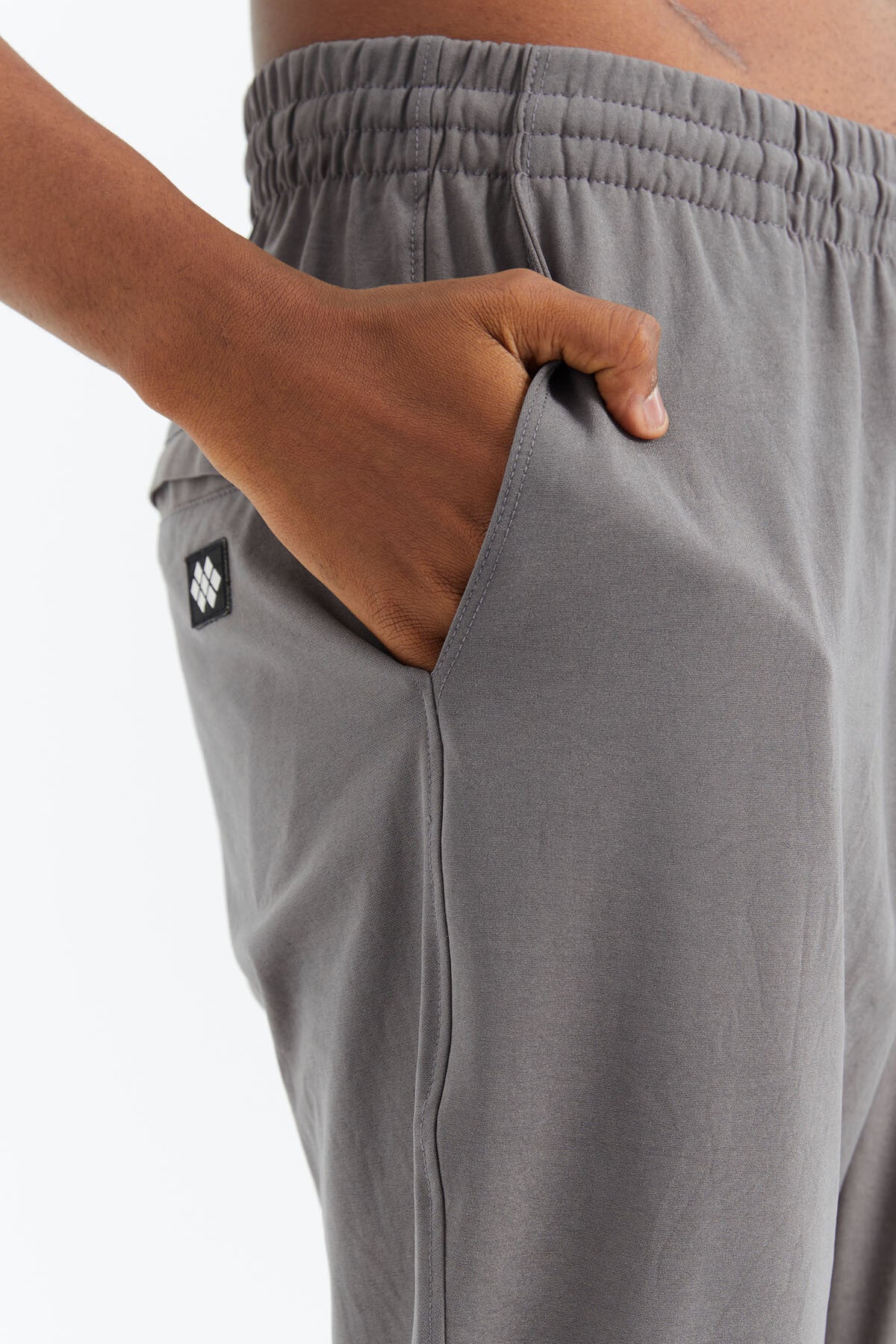 Dark Grey Laced Pocket Detailed Relax Fit Men's Tracksuit Bottom - 84997