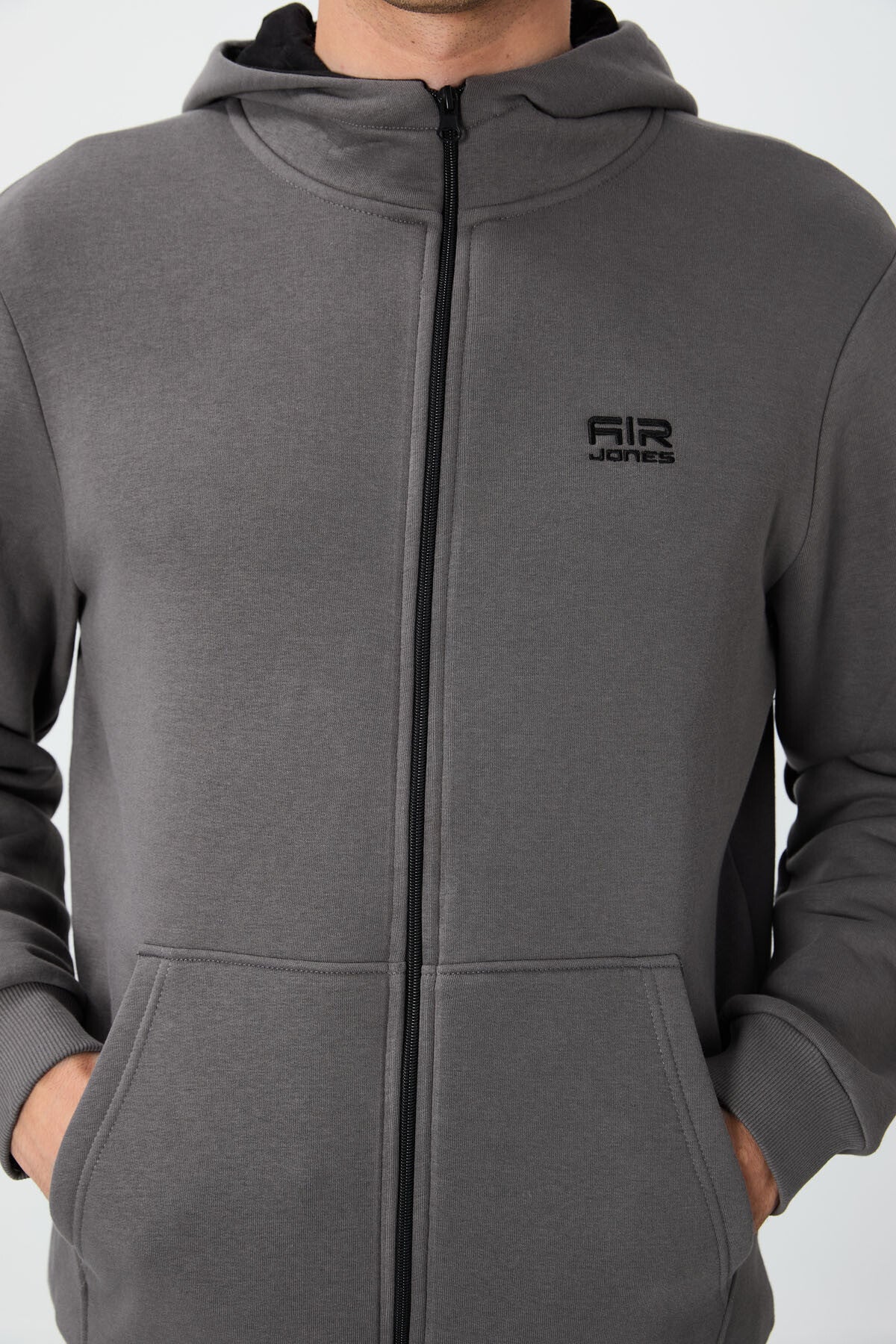 Hector Dark Grey Brushed Men's Sweatshirt - 88139
