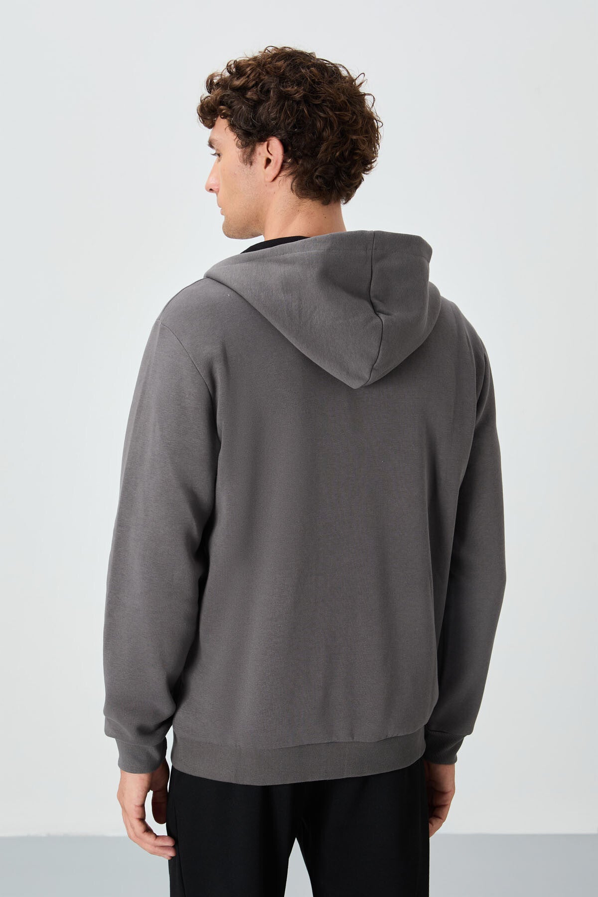 Hector Dark Grey Brushed Men's Sweatshirt - 88139