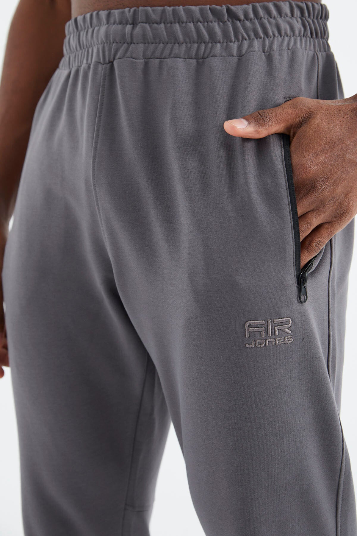 Harold Dark Grey Jogger Men's Tracksuit Bottom - 82112