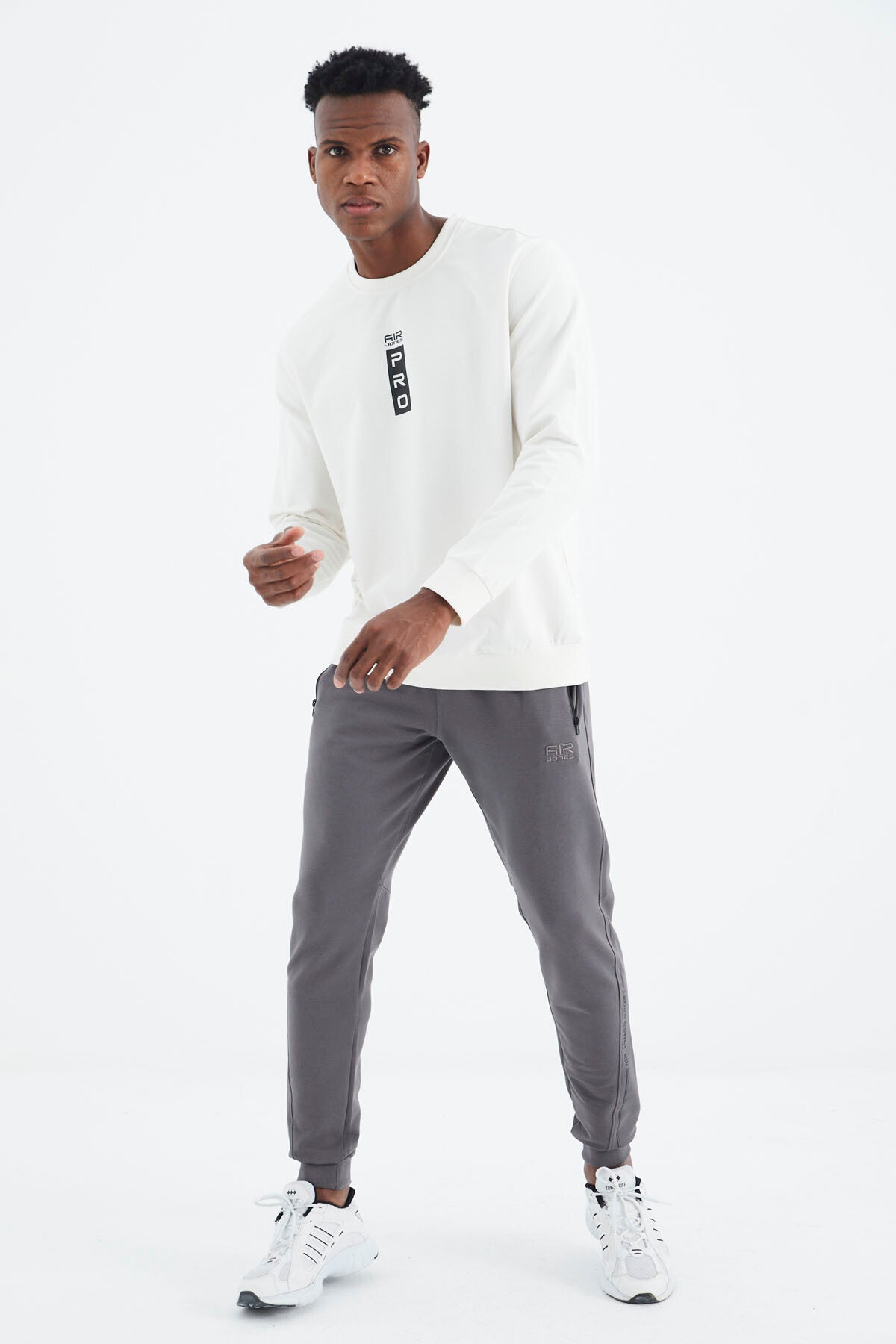 Harold Dark Grey Jogger Men's Tracksuit Bottom - 82112