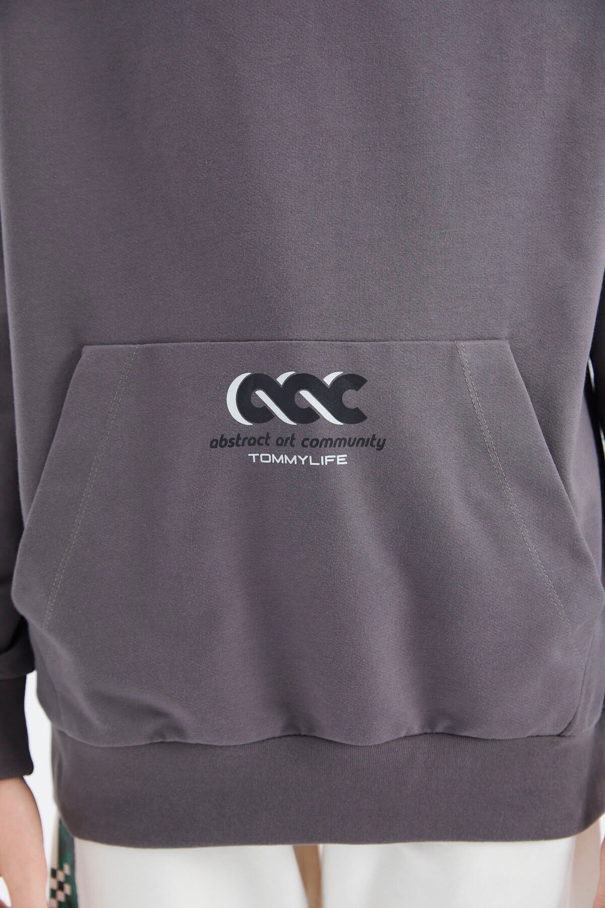 Dark Grey Kangaroo Pocket Boys' Sweatshirt - 11176