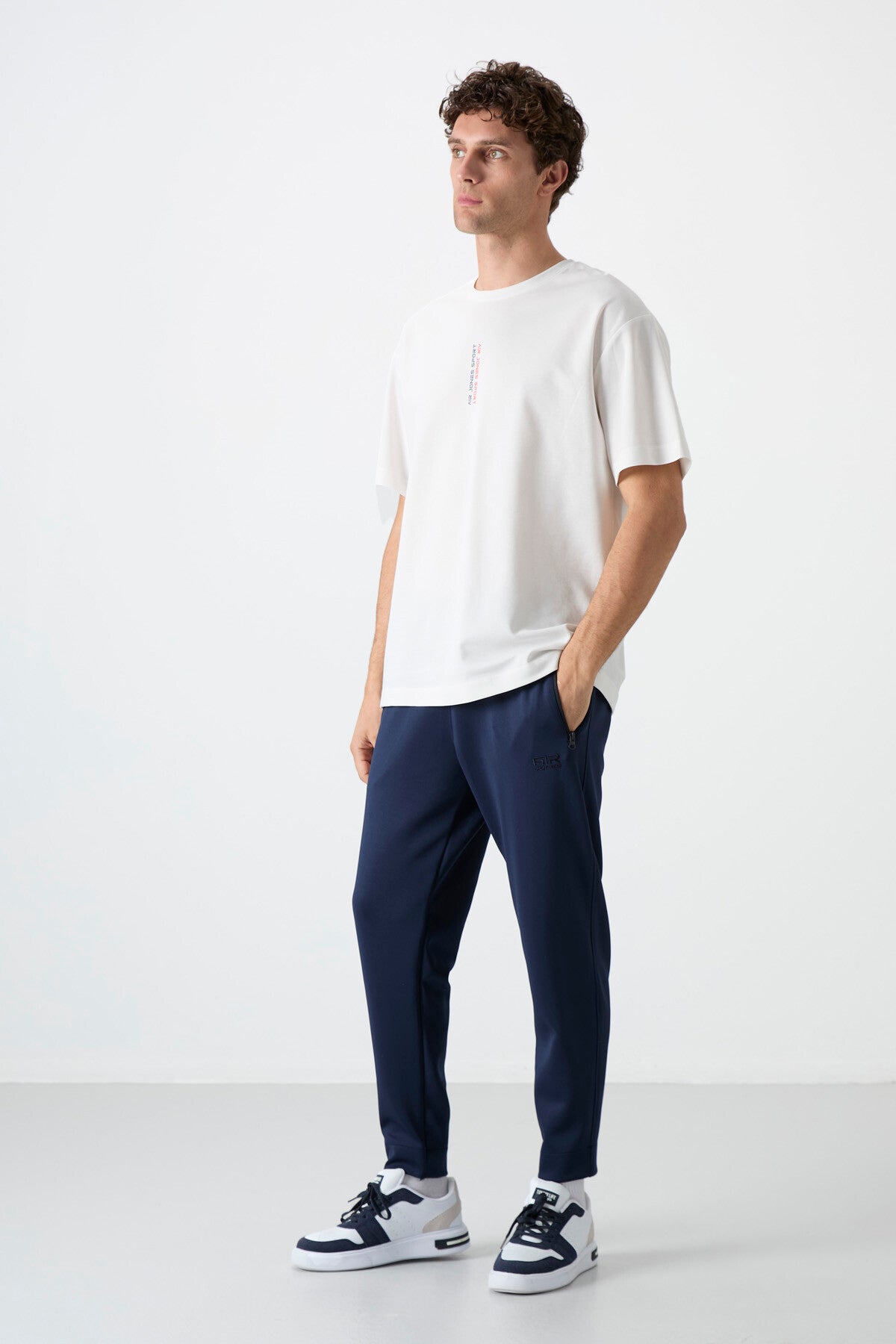 Barton Navy Blue Jogger Men's Tracksuit Bottom - 84952