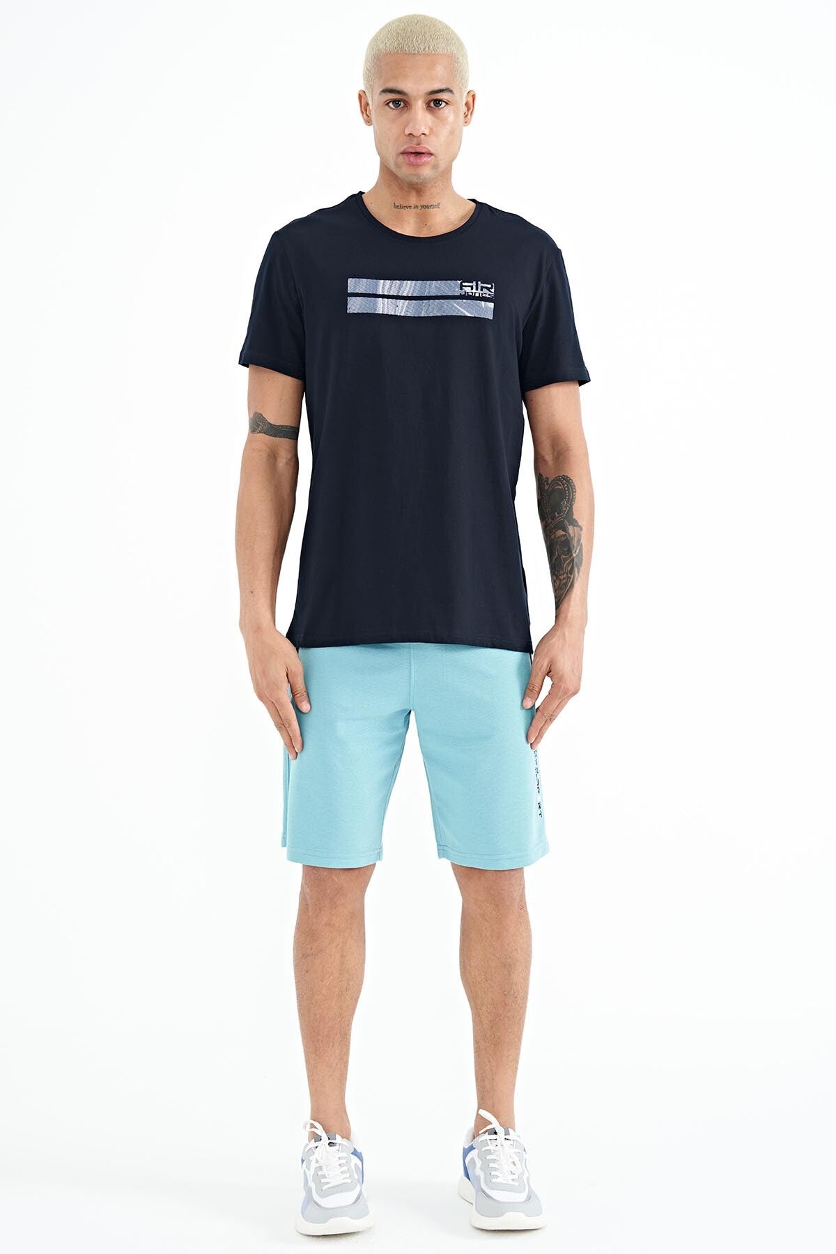 Peter Lacivert O Collar Men's T-Shirt - 88204