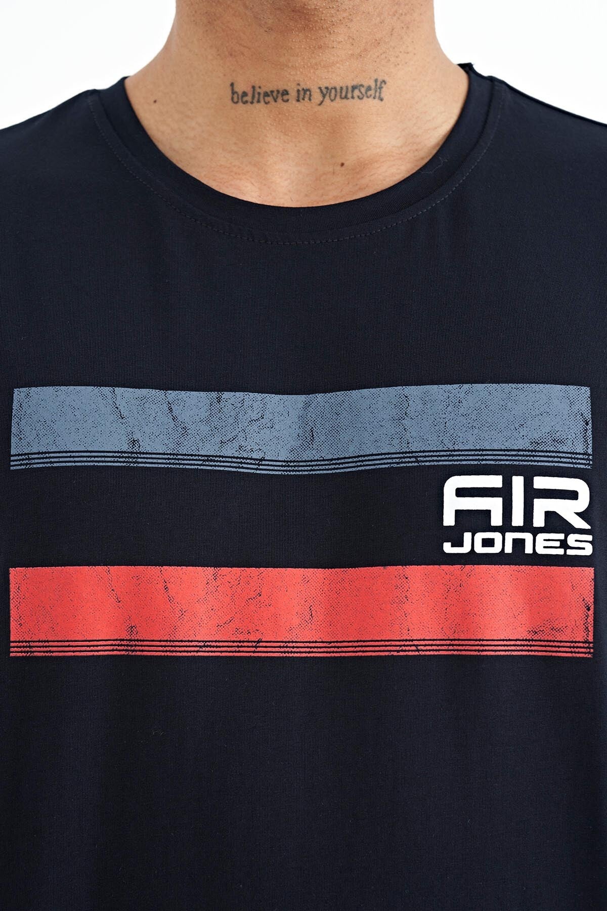 Donald Lacivert Standard Fit Men's T-Shirt - 88217