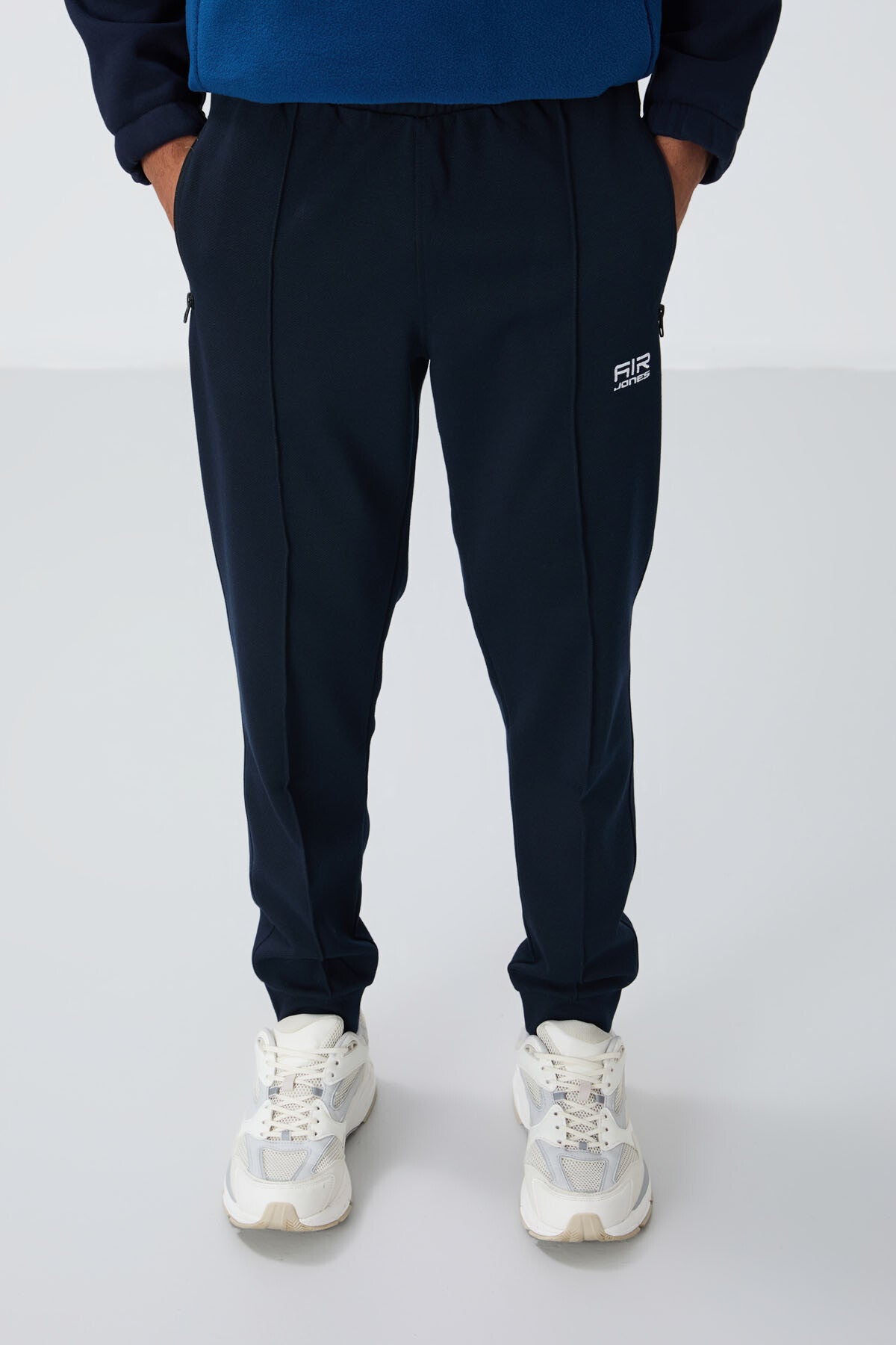 Navy Blue Jogger Men's Tracksuit Bottom - 82113